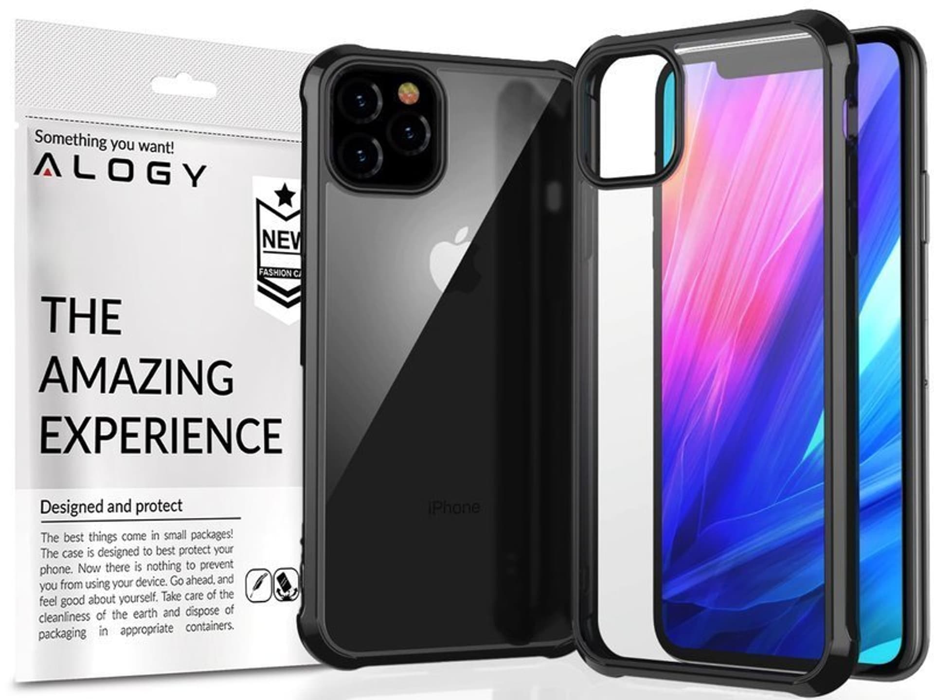 

Etui Alogy Bumper Armor do Apple iPhone 11 Pro Max czarne