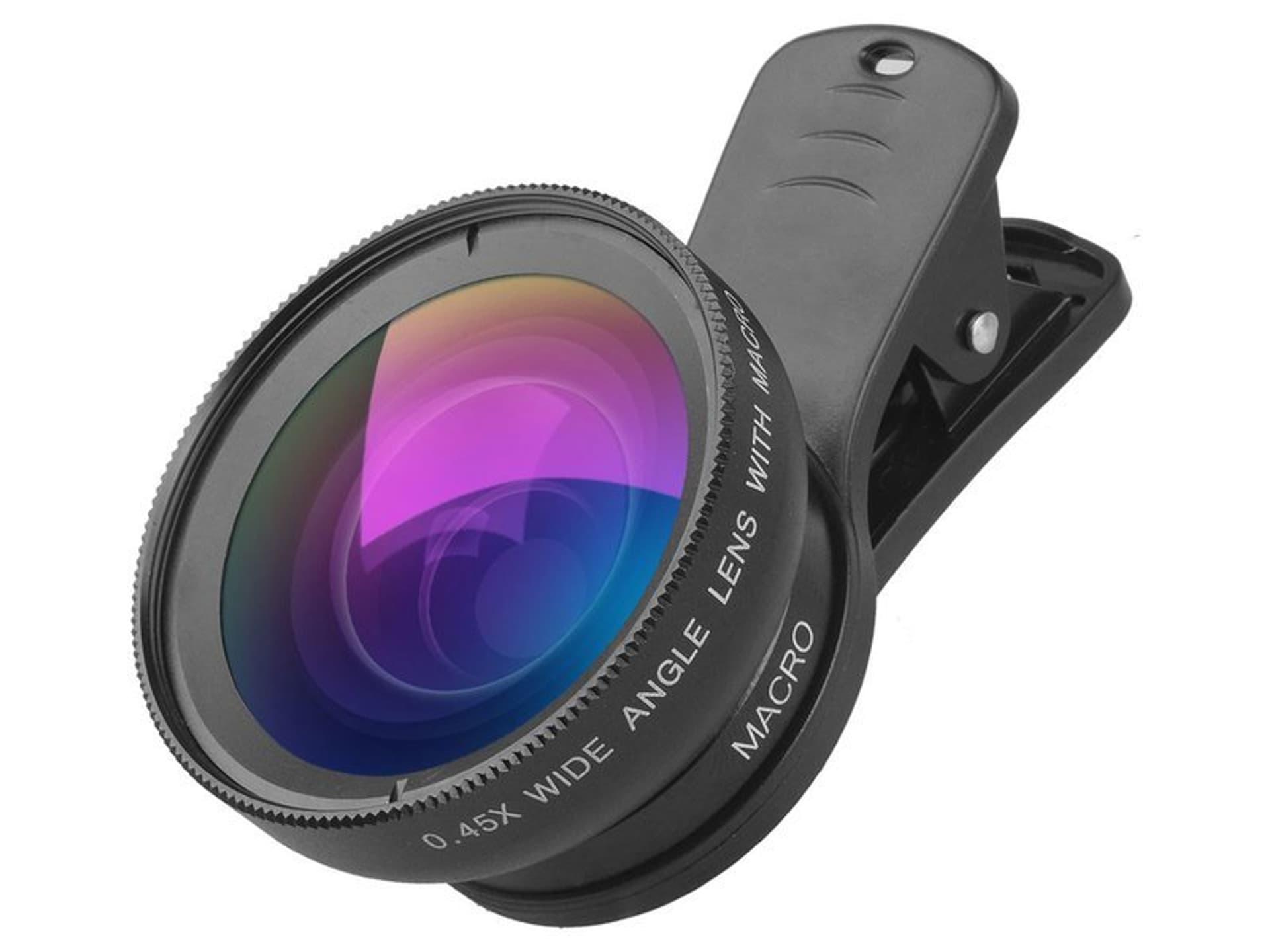 

Apexel APL-0.45WM obiektyw do telefonu 2w1 0.45X Wide Angle 12.5X Makro