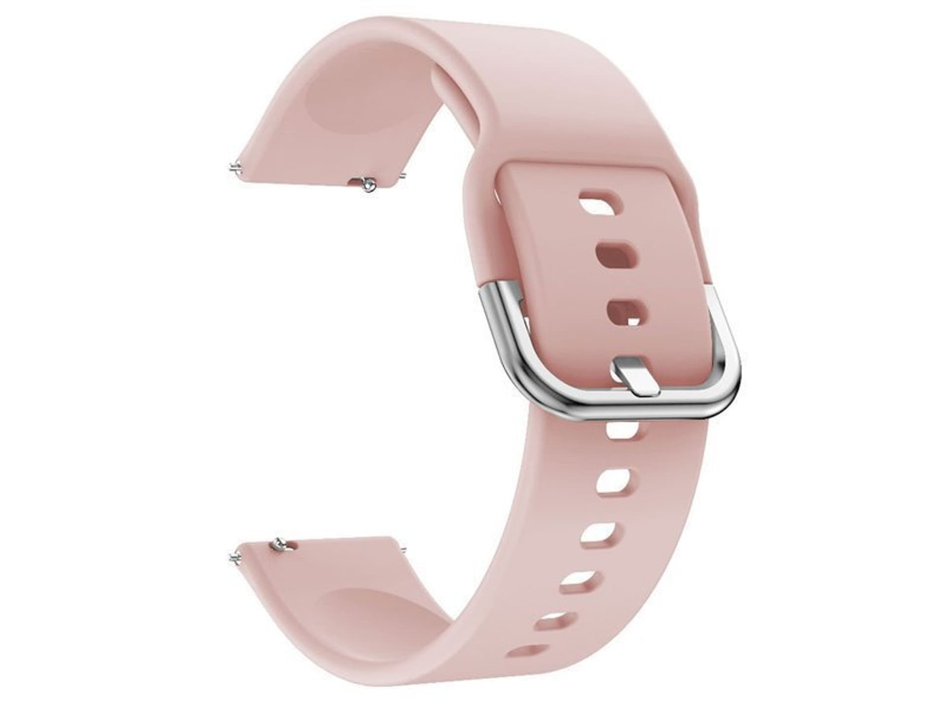 

Gumowy Uniwersalny pasek sportowy Alogy soft band do smartwatcha 20mm Różowy