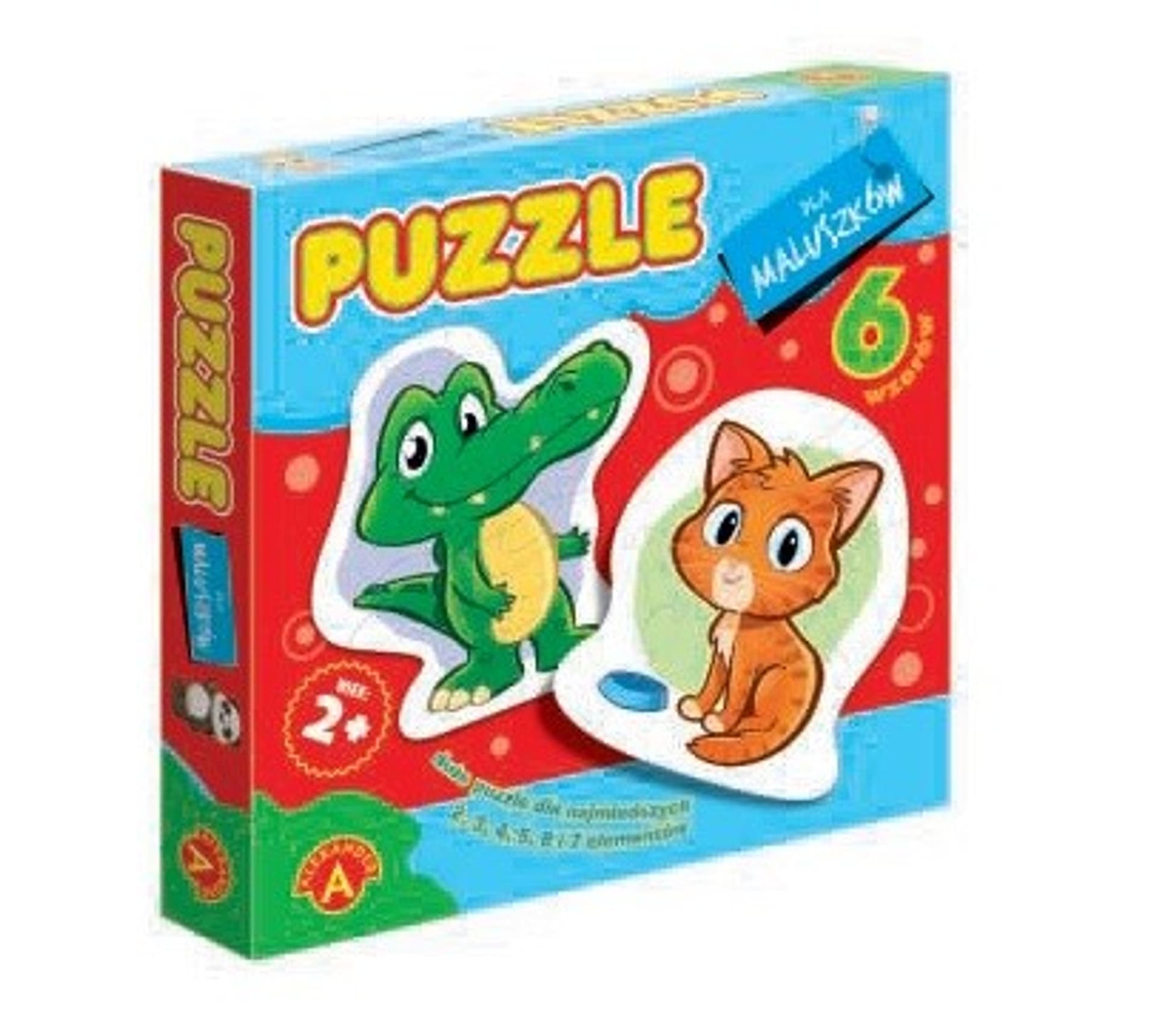 

Puzzle dla maluszków Krokodyl