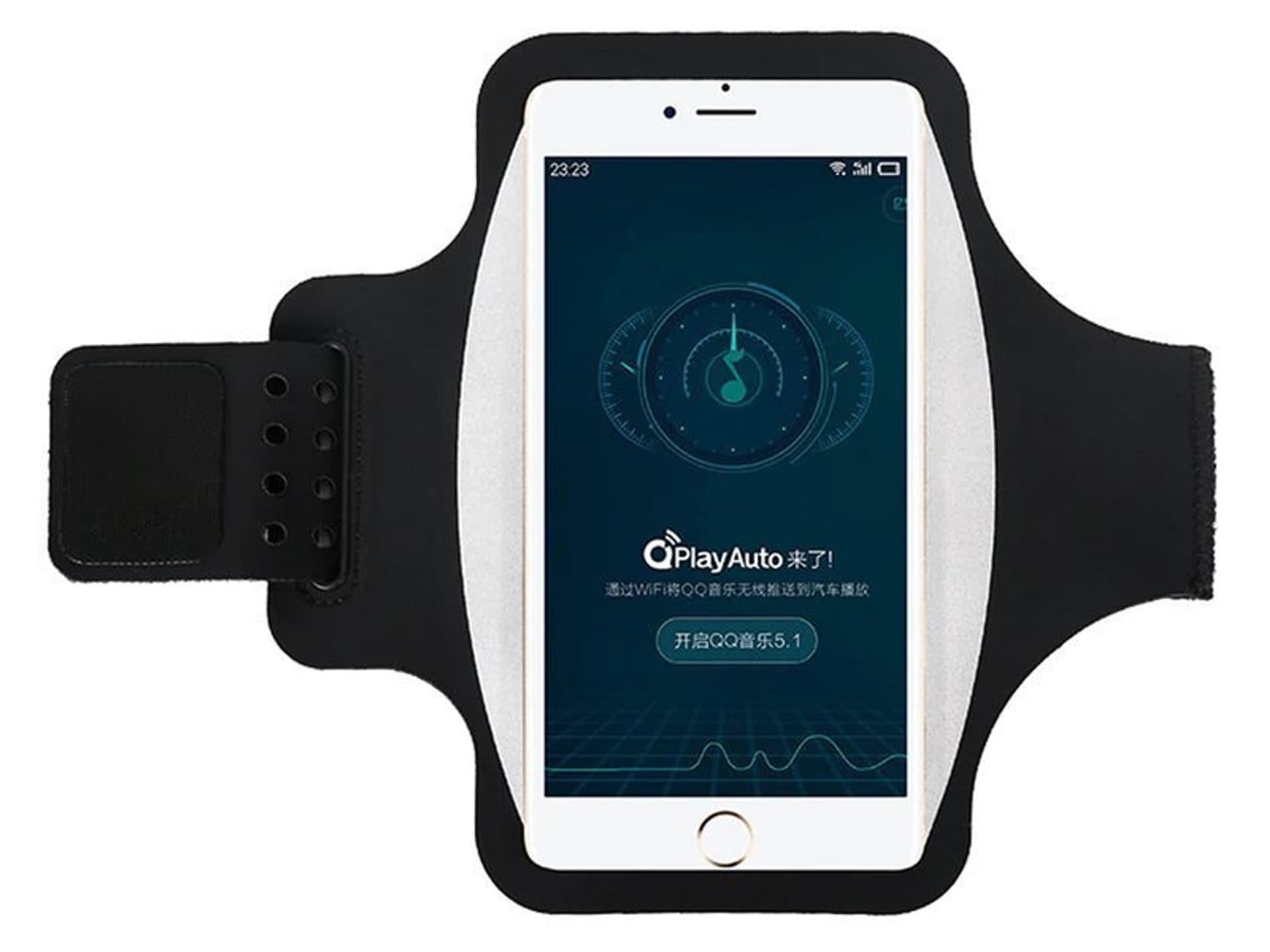 

Etui sportowe Alogy armband opaska na ramię do telefonu 6.1" czarne