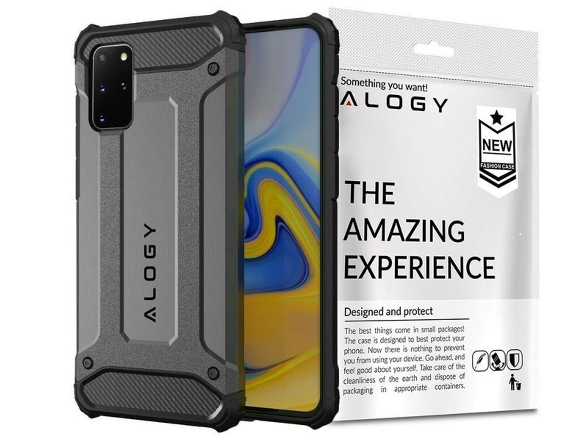 

Etui Alogy Hard Armor do Samsung Galaxy S20 Plus szare