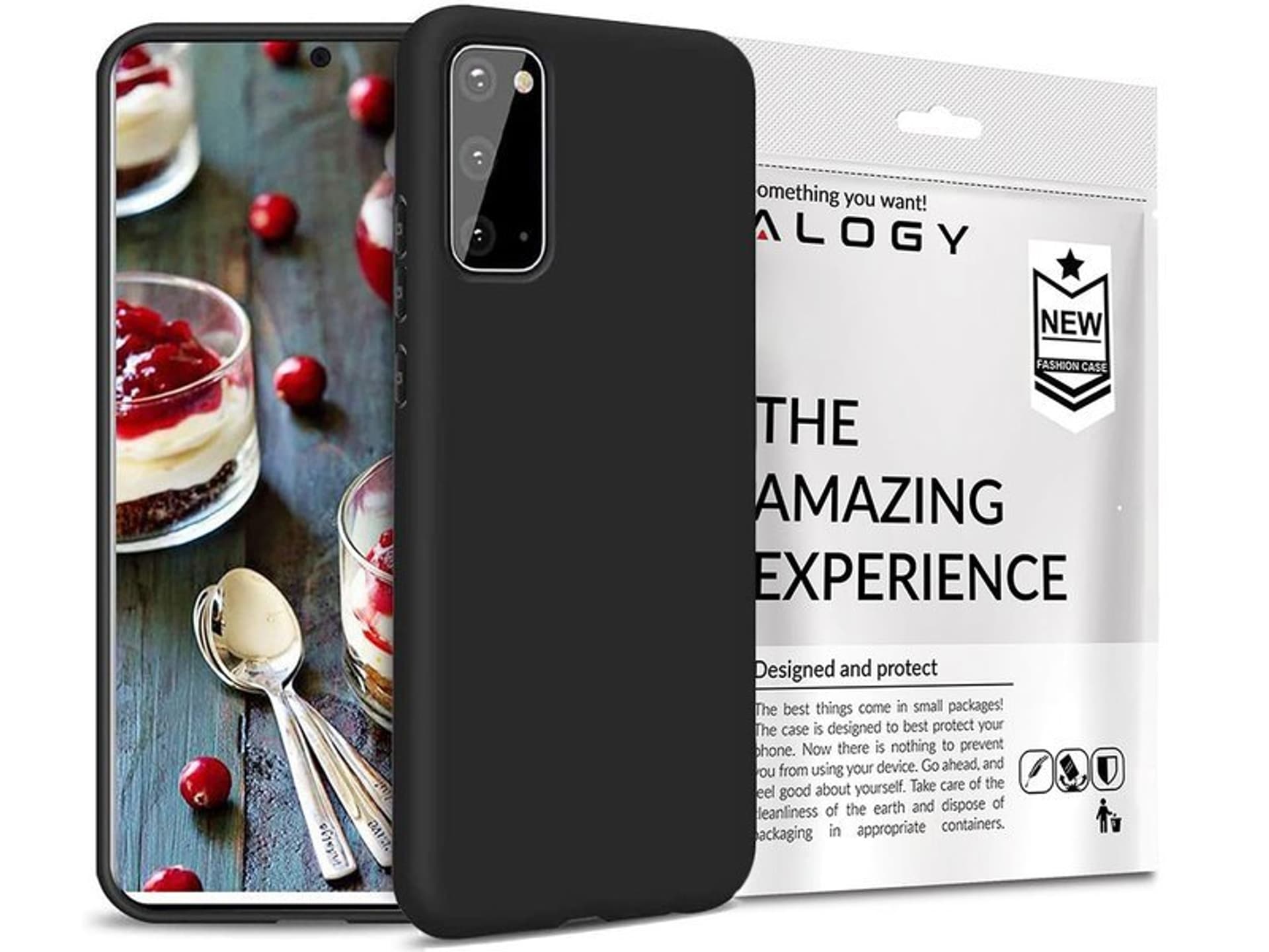 

Etui silikonowe Alogy slim case do Samsung Galaxy A41 czarne