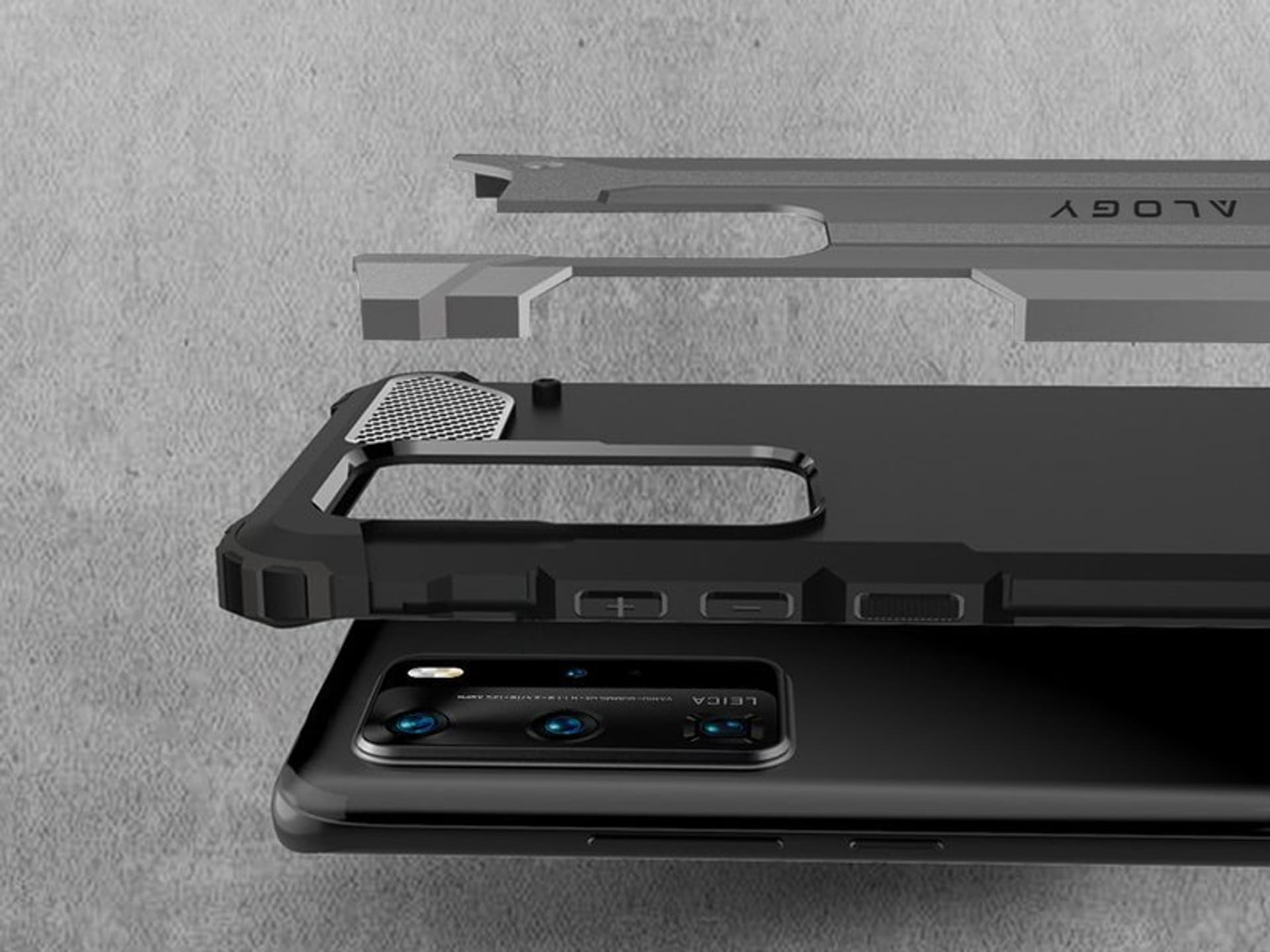 

Etui Alogy Hard Armor do Huawei P40 Pro szare