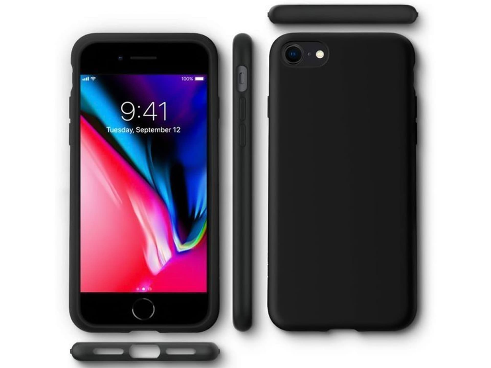 

Etui Spigen Liquid Crystal do Apple iPhone 7/8/SE 2022/2020 Matte Black