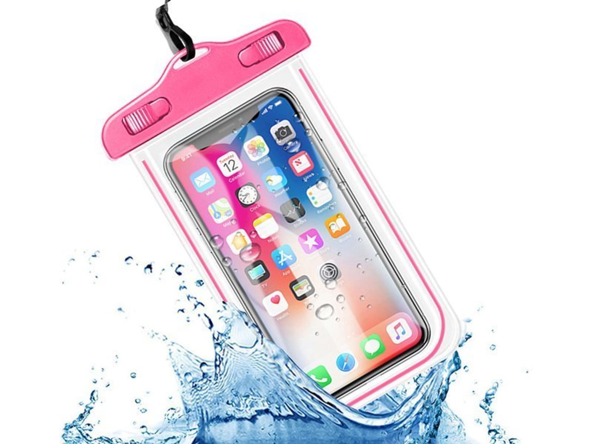 

Etui wodoodporne Alogy wodoszczelne uniwersalne IPX8 do 6.5" Różowe