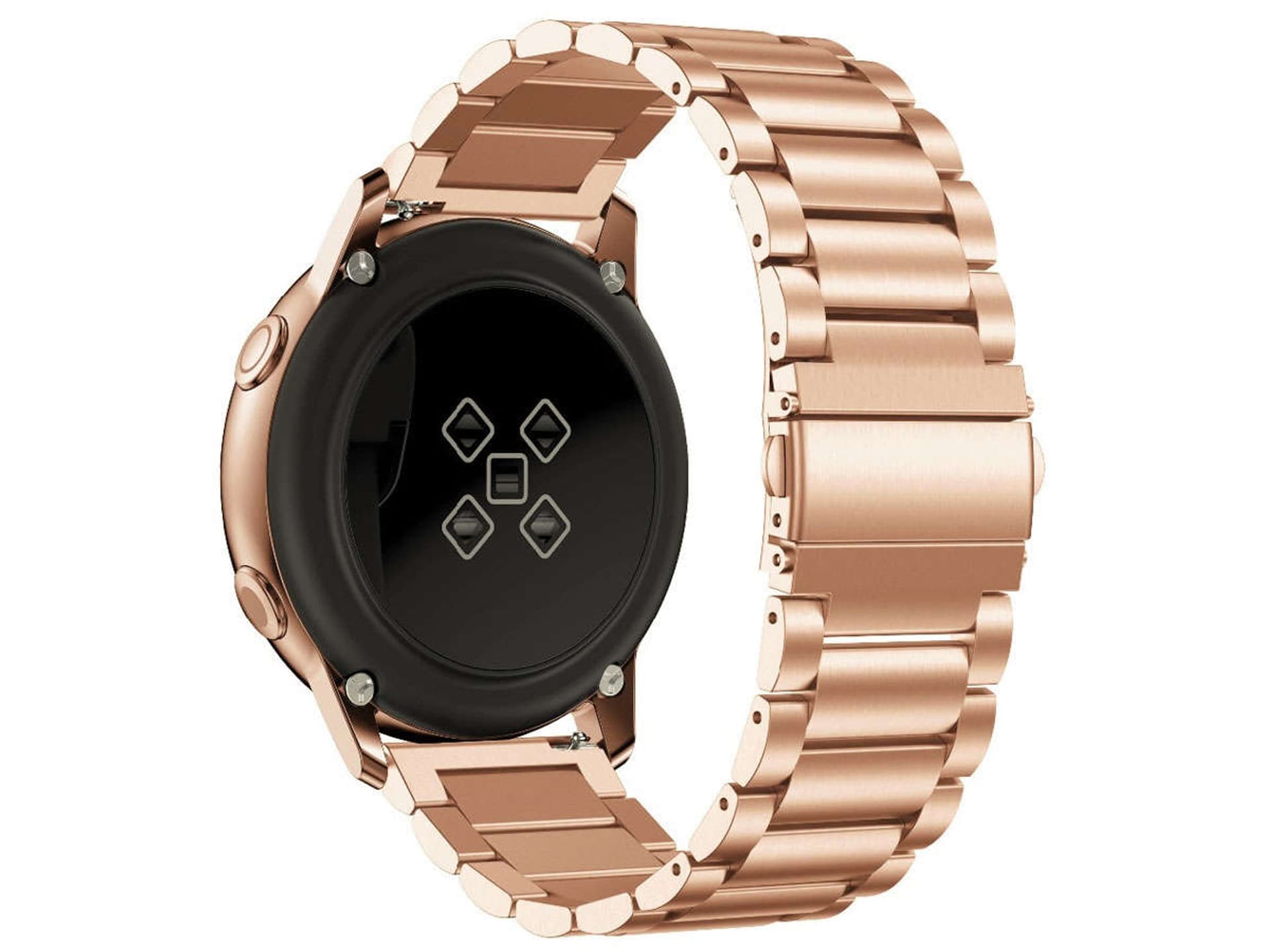 

Bransoleta Stainless Steel Alogy stal nierdzewna do smartwatcha 20mm Różowe złoto