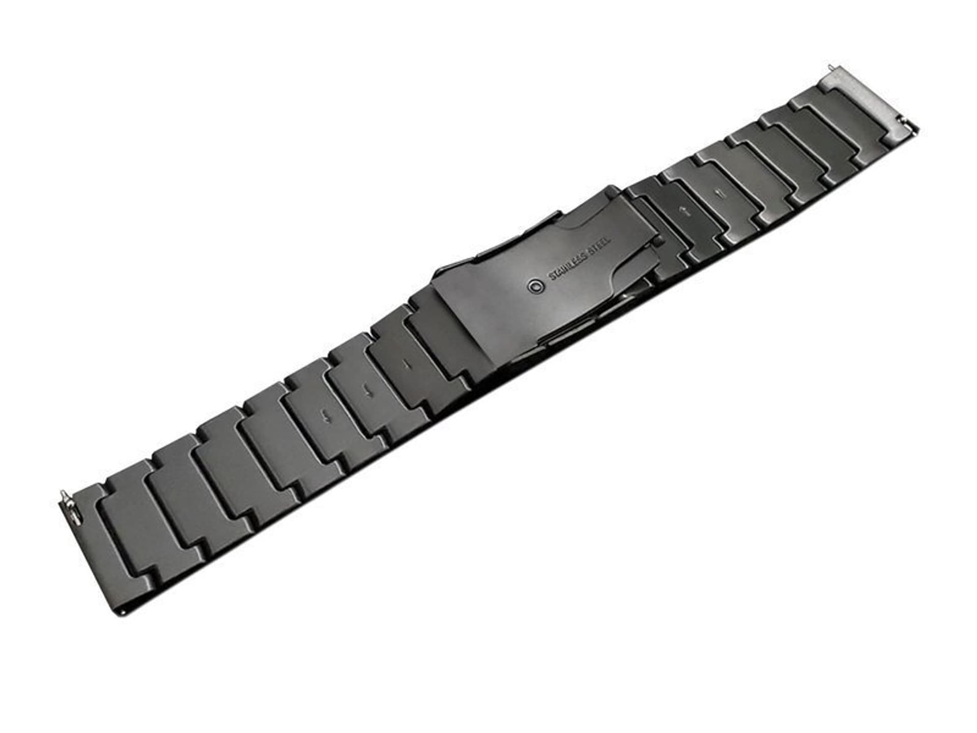 

Bransoleta Steel Simple pasek Alogy stal nierdzewna do smartwatcha 20mm Czarna