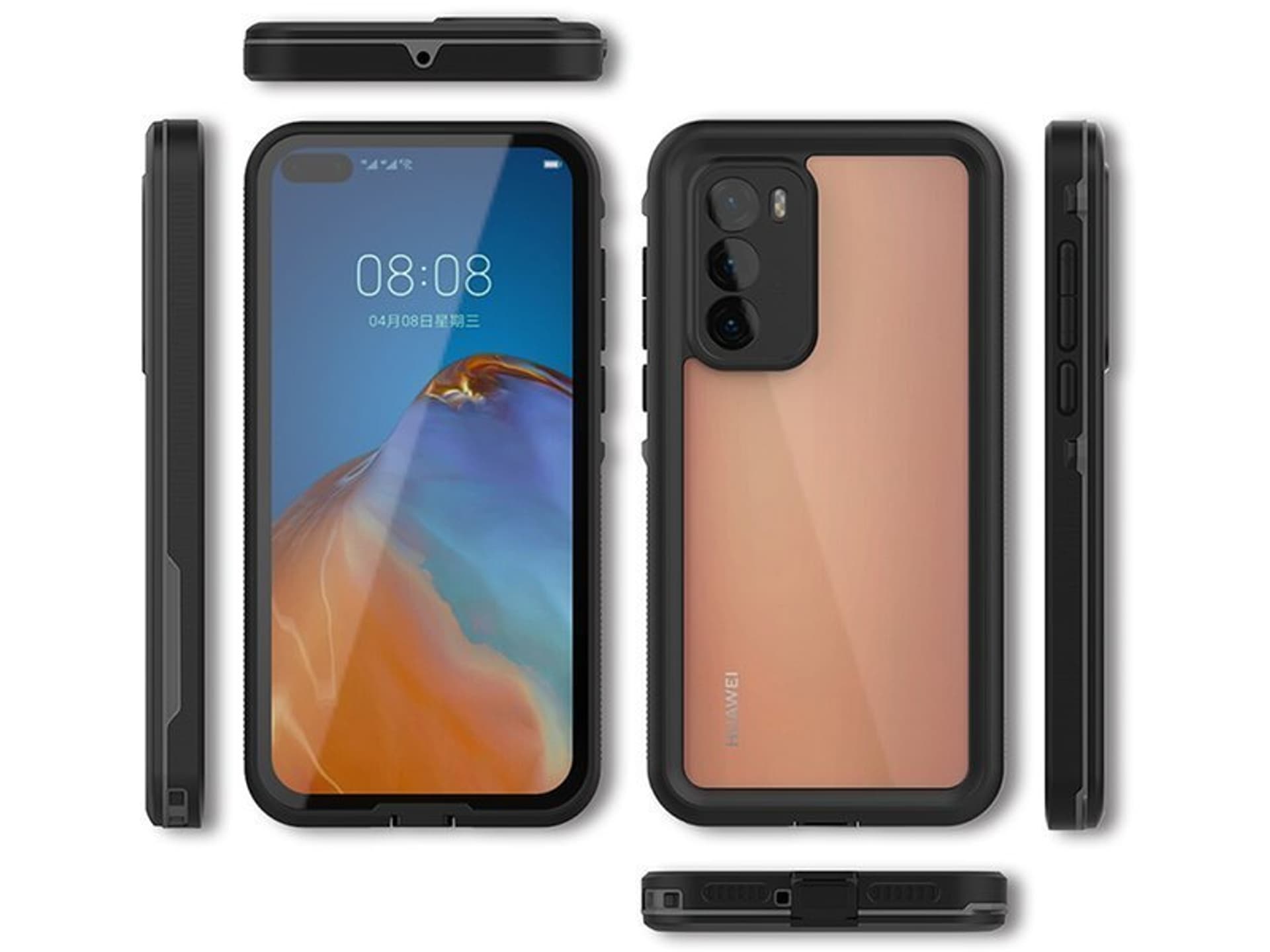 

Etui Alogy Pancerne 360 wodoodporne Waterproof Armor IP68 do Huawei P40