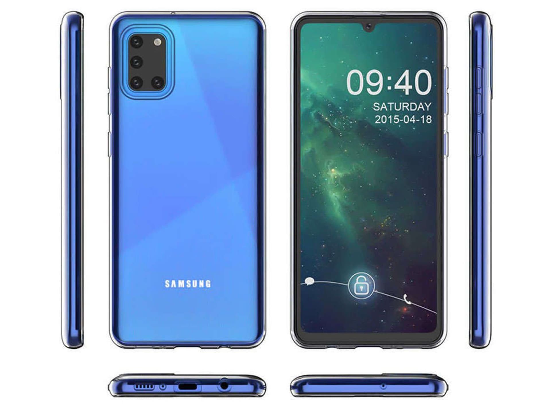 

Etui silikonowe Alogy obudowa case do Samsung Galaxy A31 przezroczyste