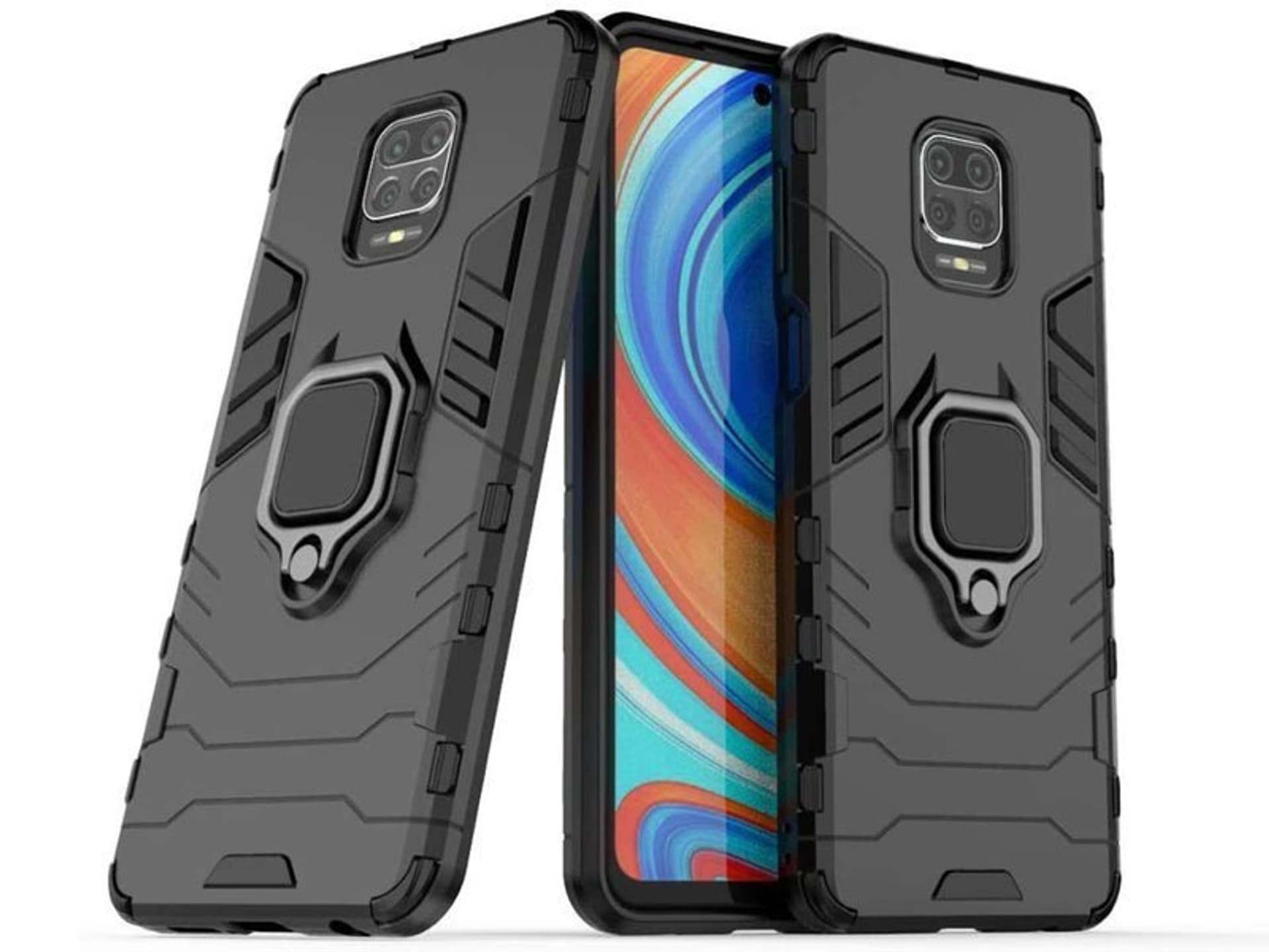 

Etui Alogy Stand Ring Armor do Xiaomi Redmi Note 9S/ Pro/ Max czarne
