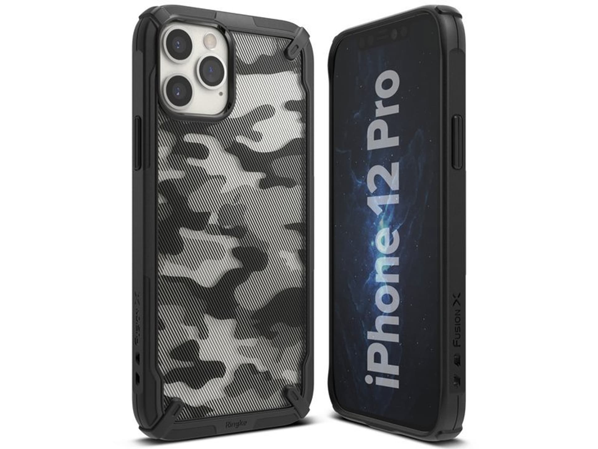 

Etui Ringke Fusion X do Apple iPhone 12 Pro Max 6.7 Camo (Moro) Black, Moro) blac