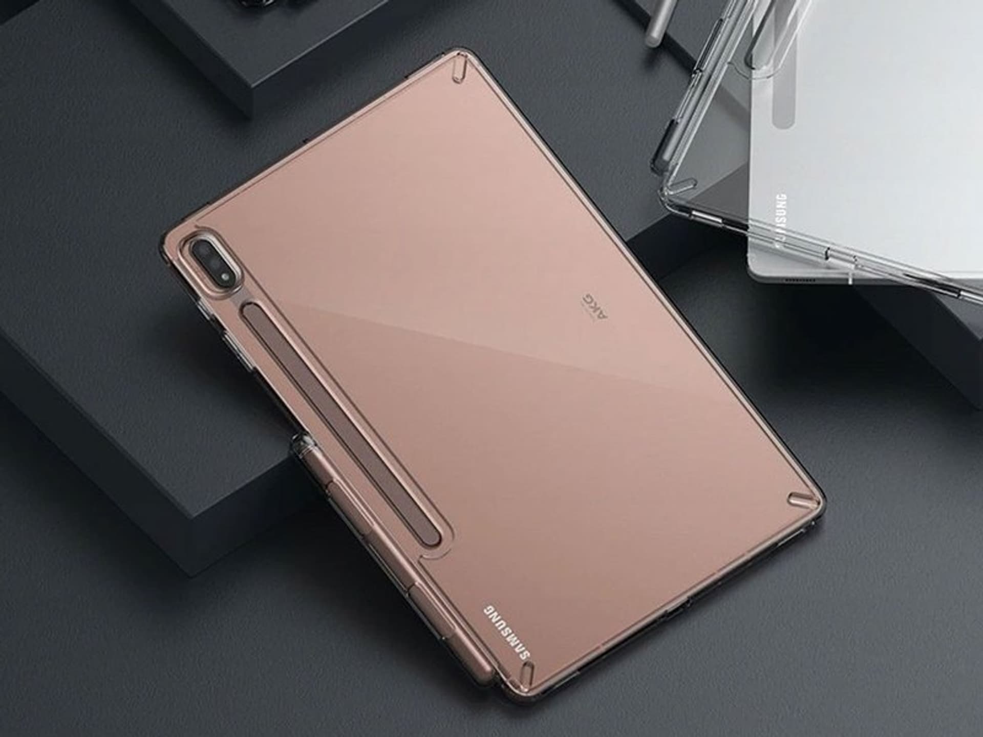

Etui obudowa Ringke Fusion do Galaxy Tab S7 Plus/ S8 Plus 12.4 T970 / T976B / X800 / X806 Clear