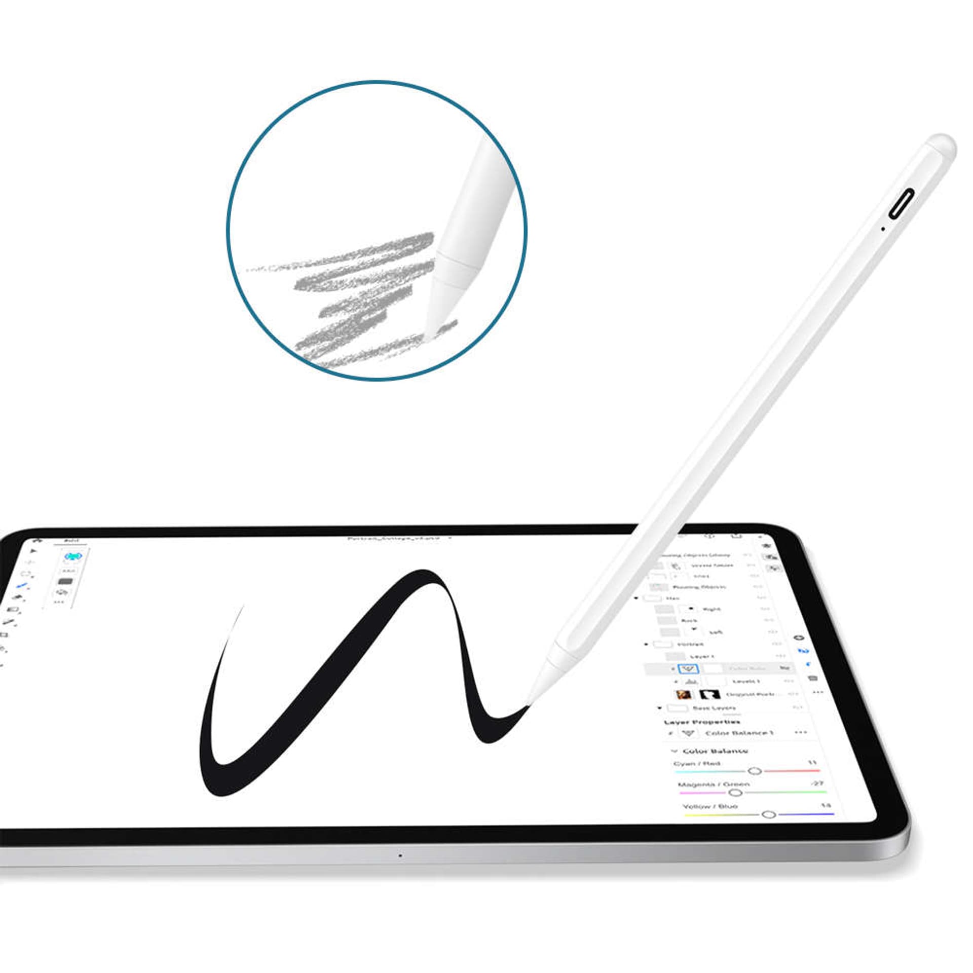 

Precyzyjny rysik pióro Alogy do ekranów iPad Pro/ Air/ Mini