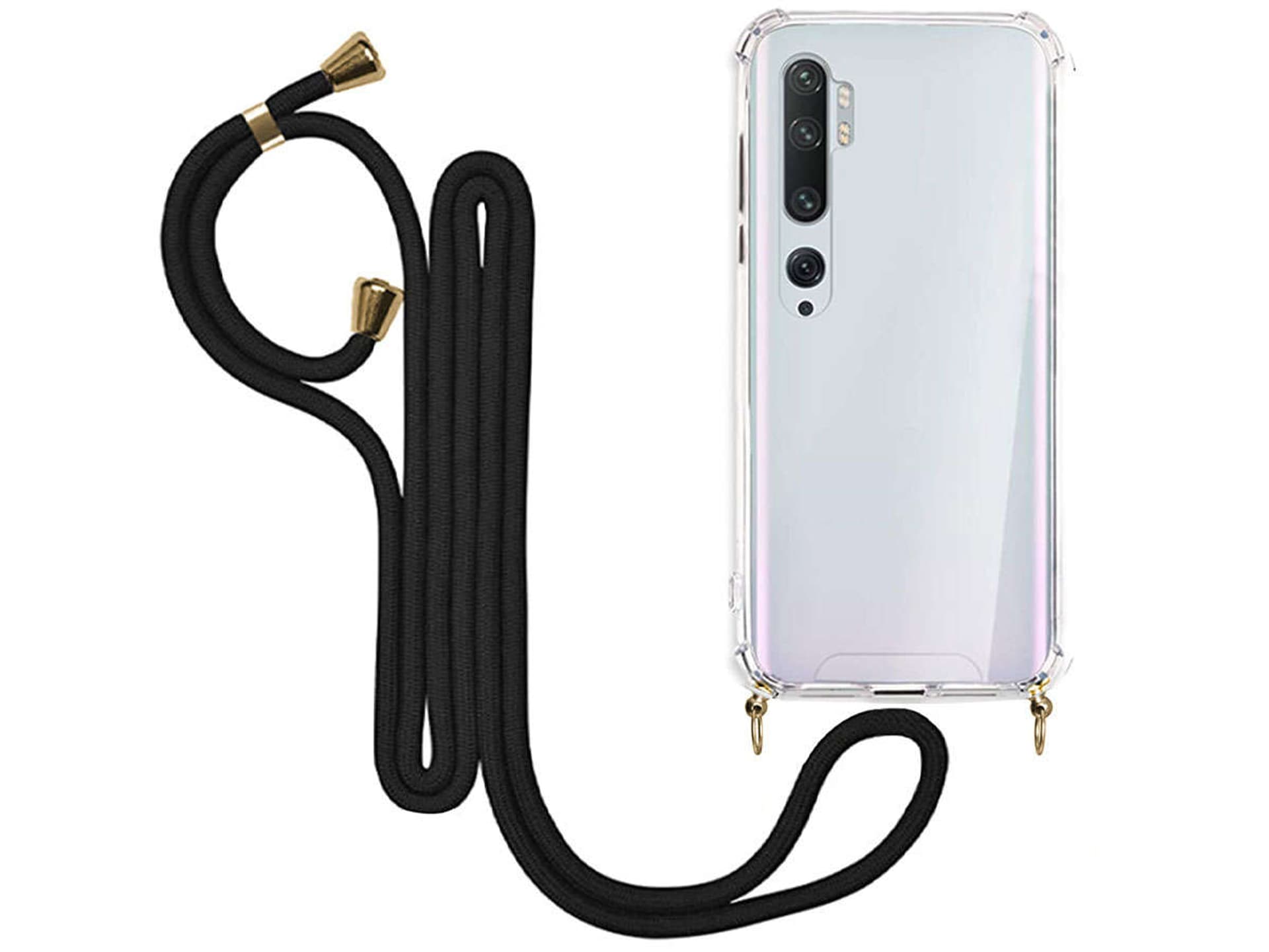 

Etui CrossBody Alogy z paskiem na ramię do Xiaomi Mi Note 10/ 10 Pro Przezroczyste