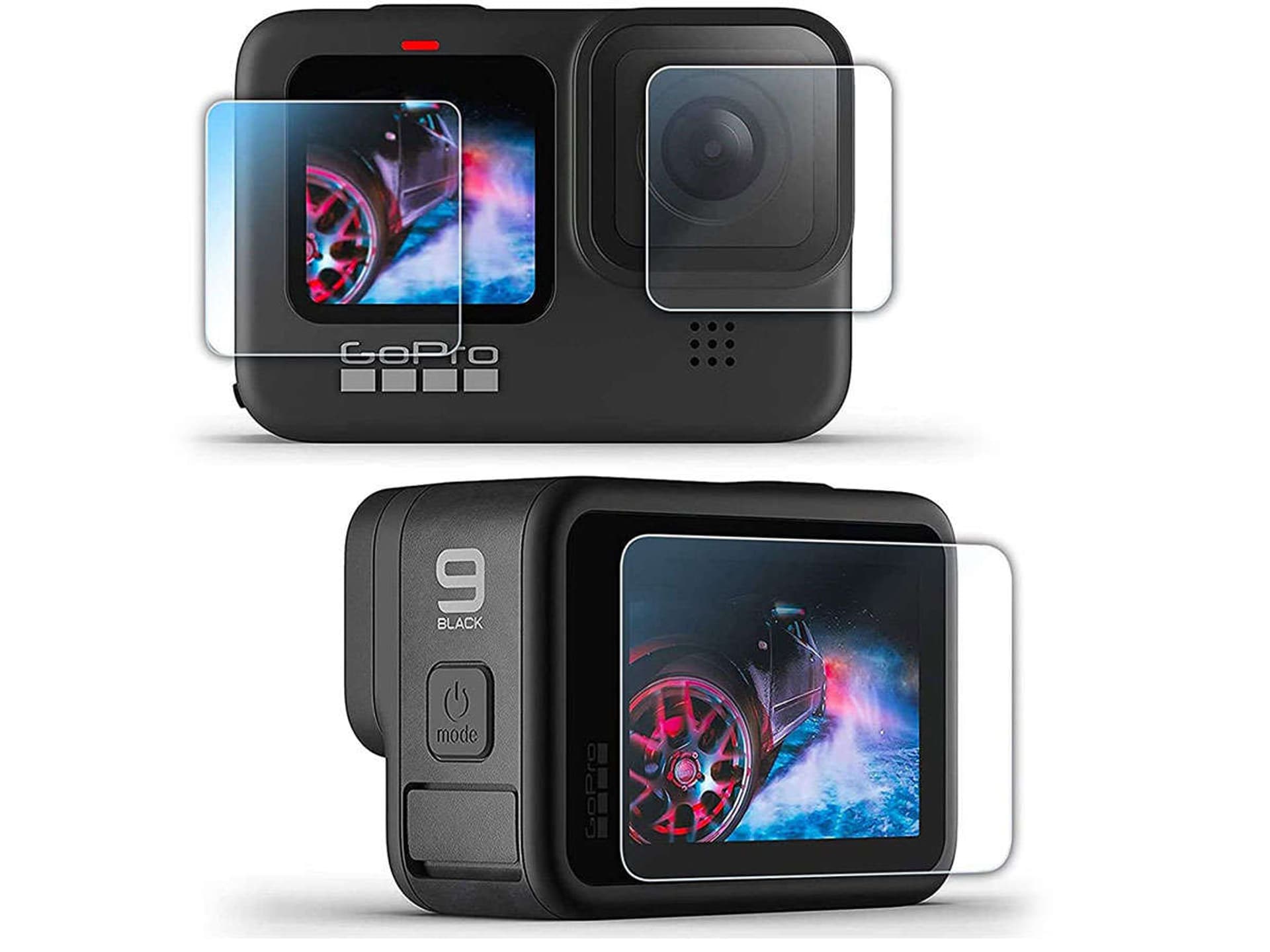 

Szkło hartowane x3 Alogy na obiektyw i ekrany do GoPro Hero 9