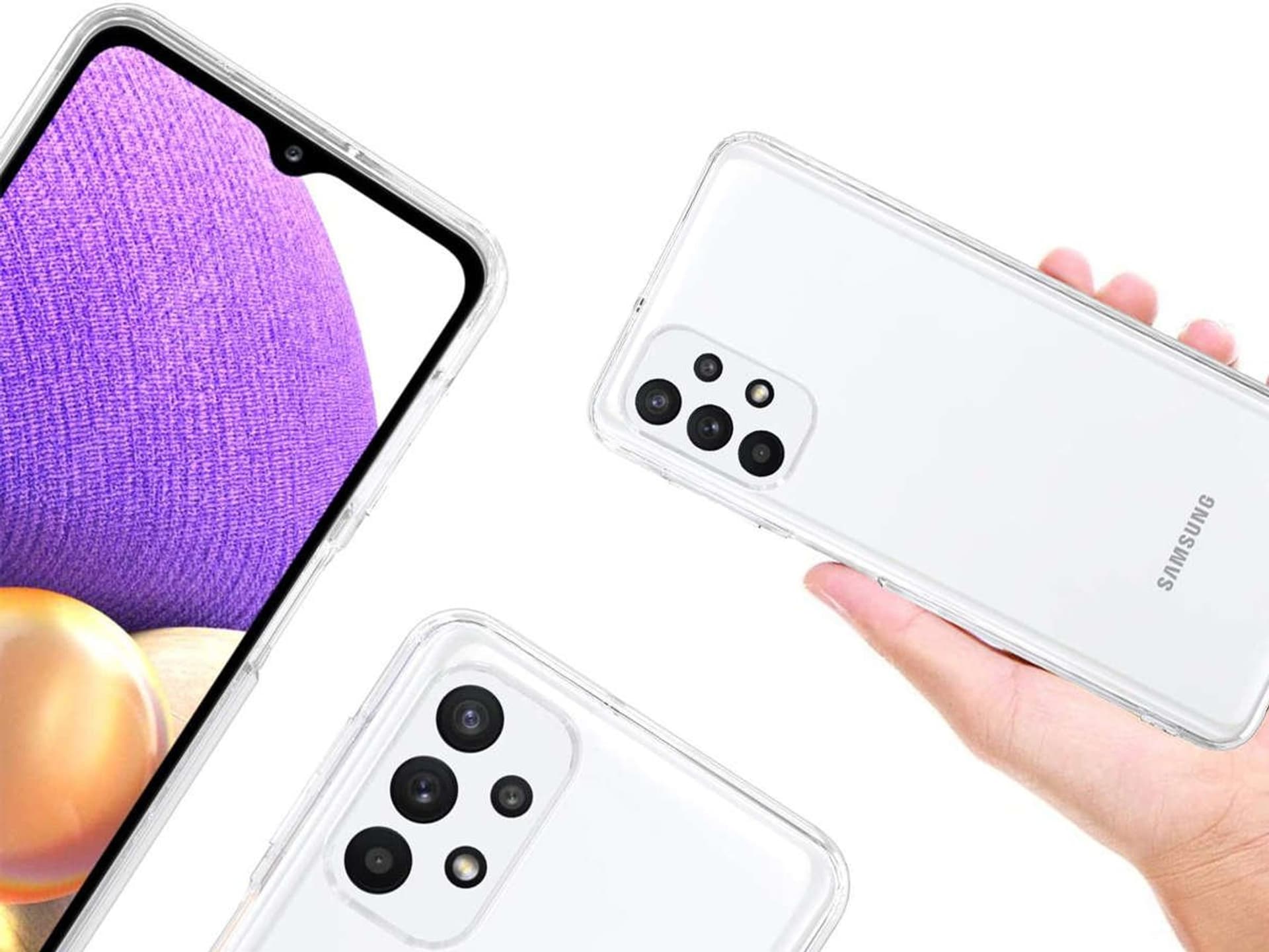 

Etui silikonowe Alogy obudowa case do Samsung Galaxy A32 5G przezroczyste
