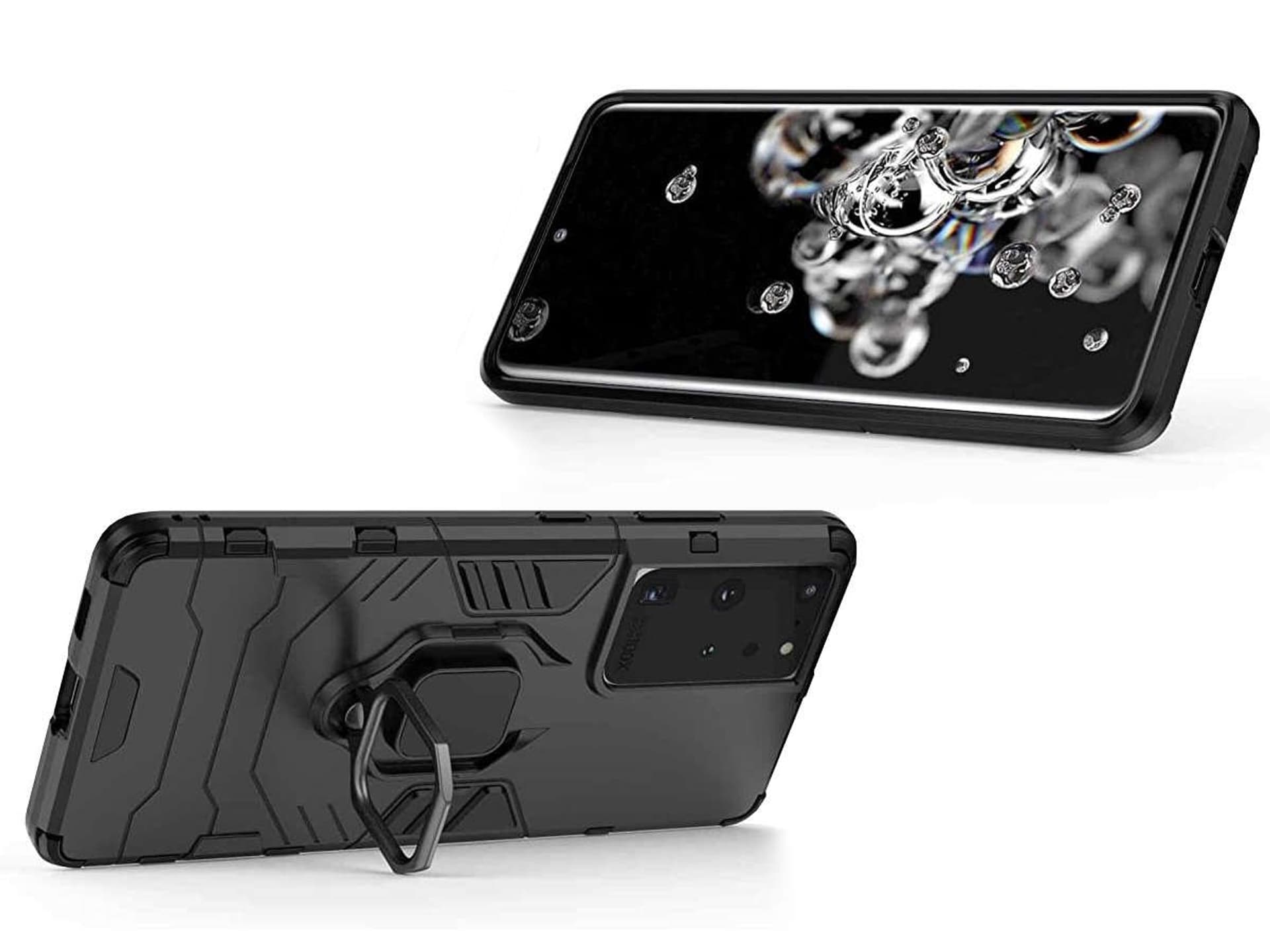 

Etui Alogy Stand Ring Armor do Samsung Galaxy S21 Ultra czarne