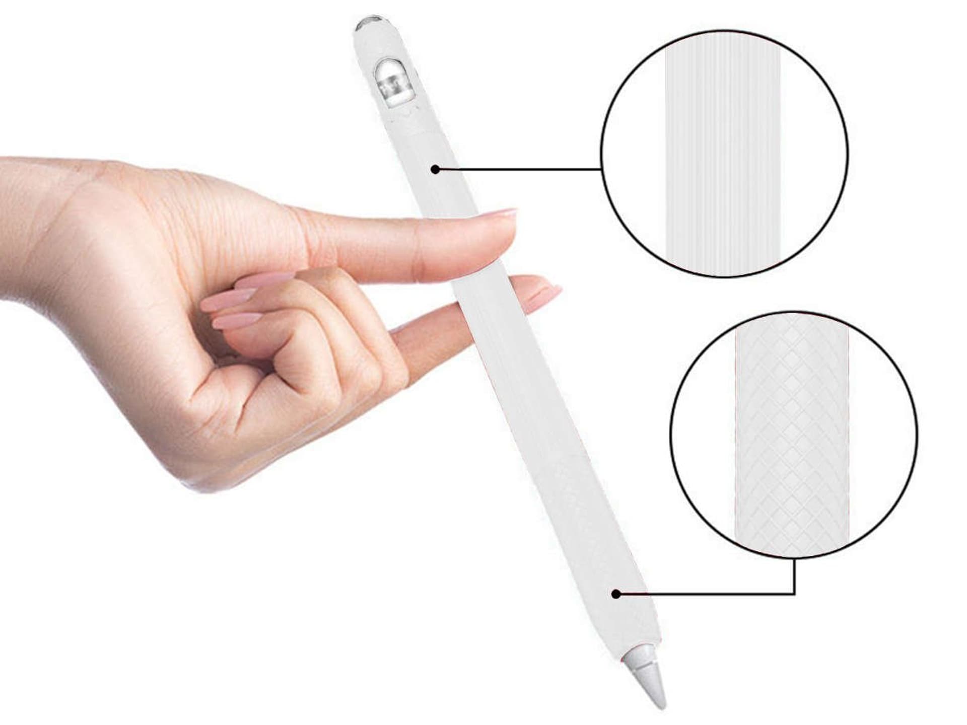 

Etui ochronne Alogy obudowa pokrowiec na Apple Pencil 1 Białe