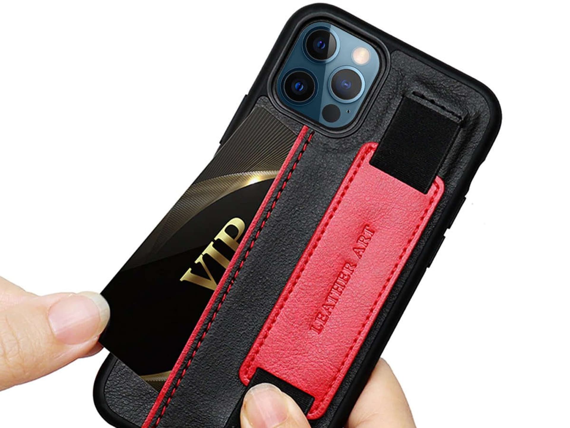 

Etui obudowa Alogy Leather Case do Apple iPhone 12 Pro Max 6.5 Czarne