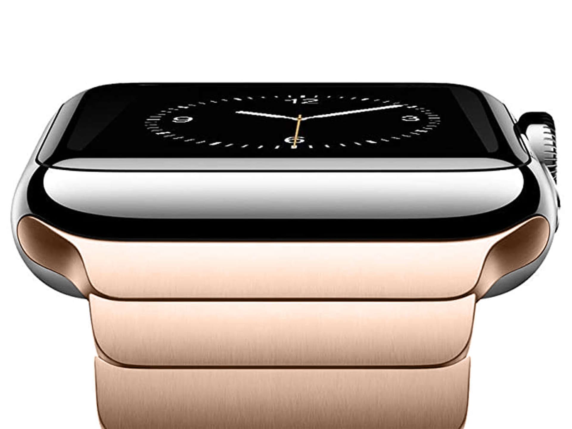 

Bransoleta Alogy Stainless Steel do Apple Watch 1/2/3/4/5/6/7/8/SE/Ultra 42/44/45/49mm Różowe Złoto