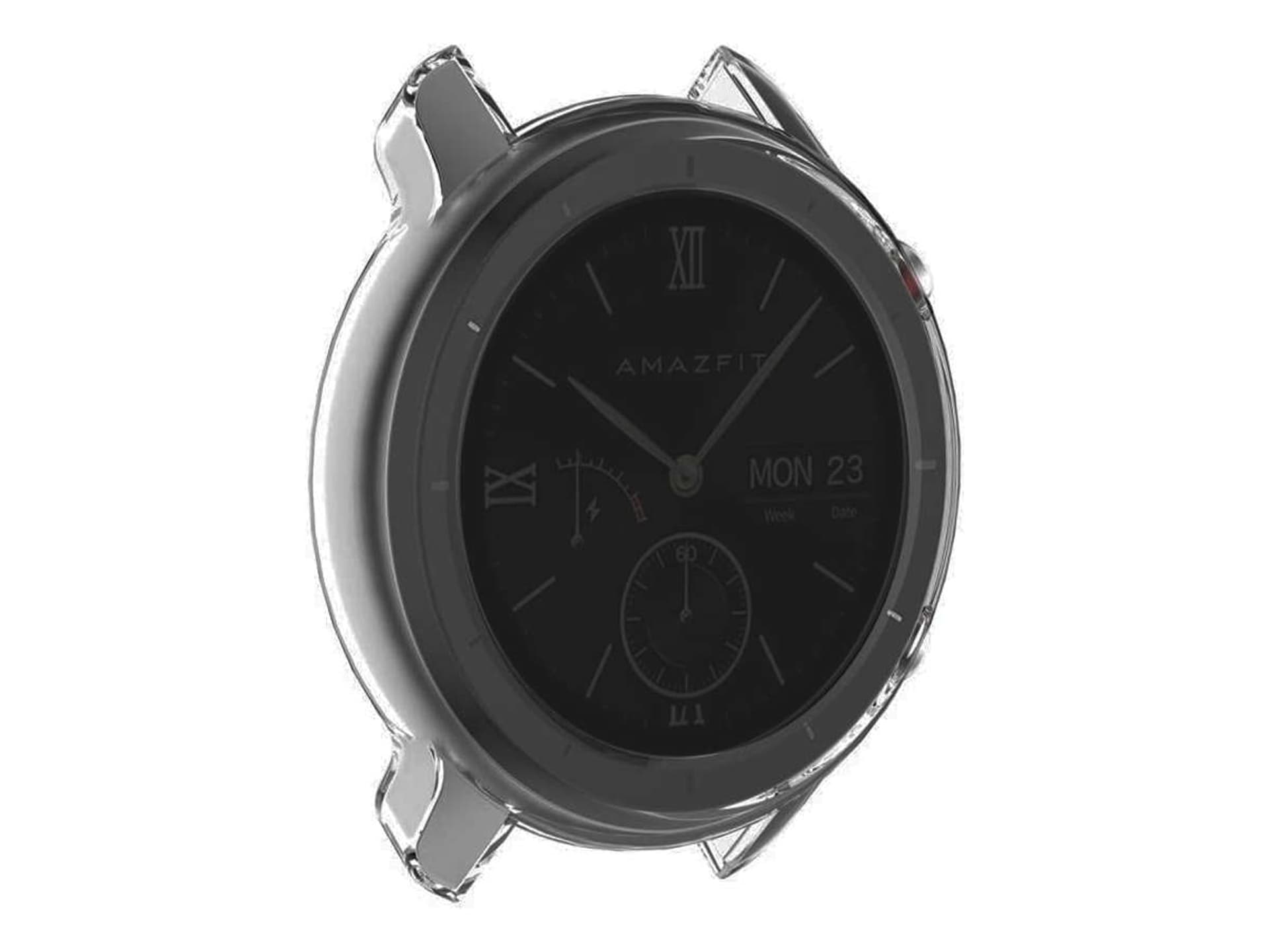 

Silikonowe etui ochronne obudowa TPU Alogy do Amazfit GTR 47mm Przezroczyste