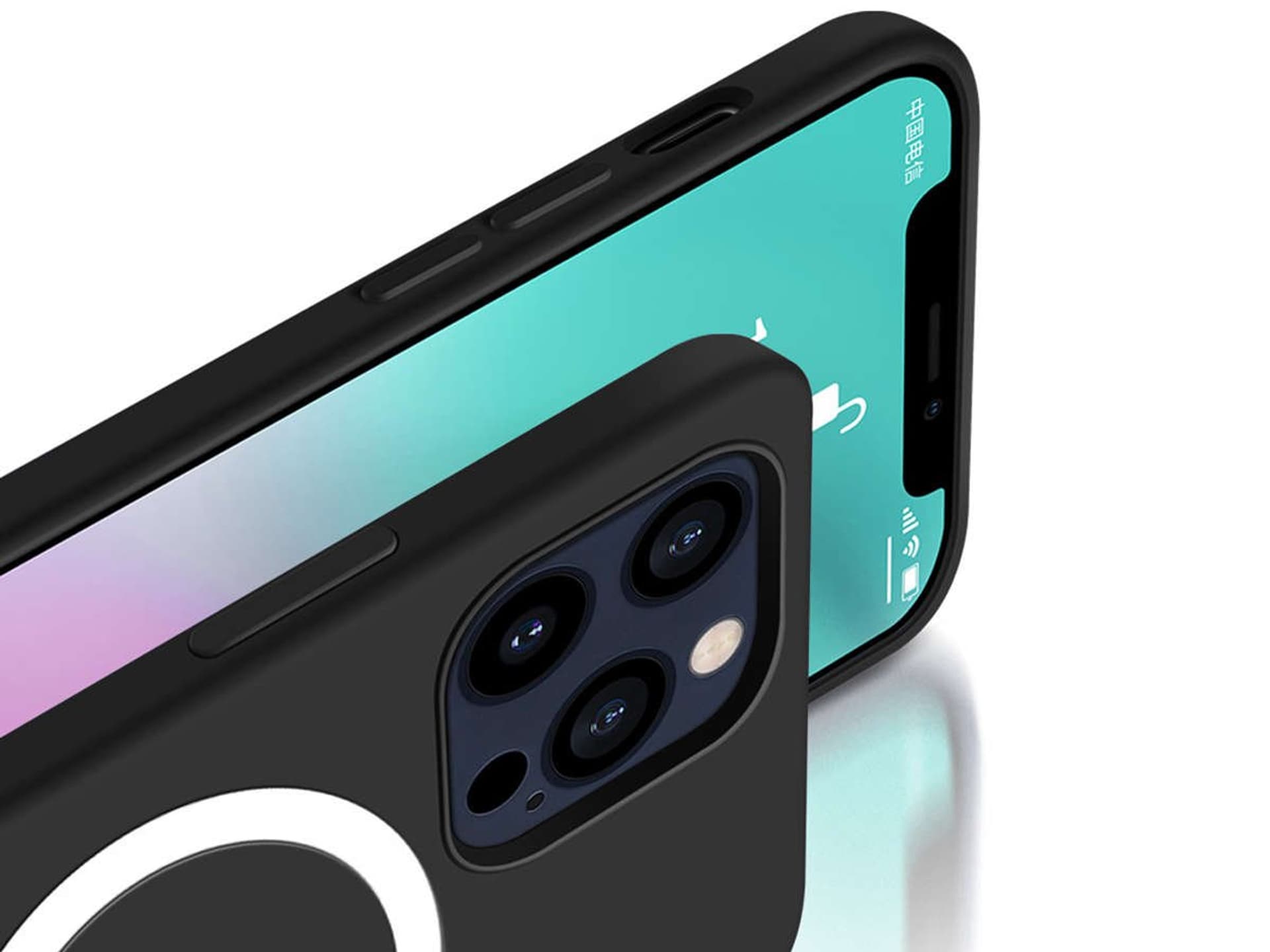 

Etui do MagSafe Alogy Ultra Slim Mag do ładowarek Qi do iPhone 12/ Pro Czarne