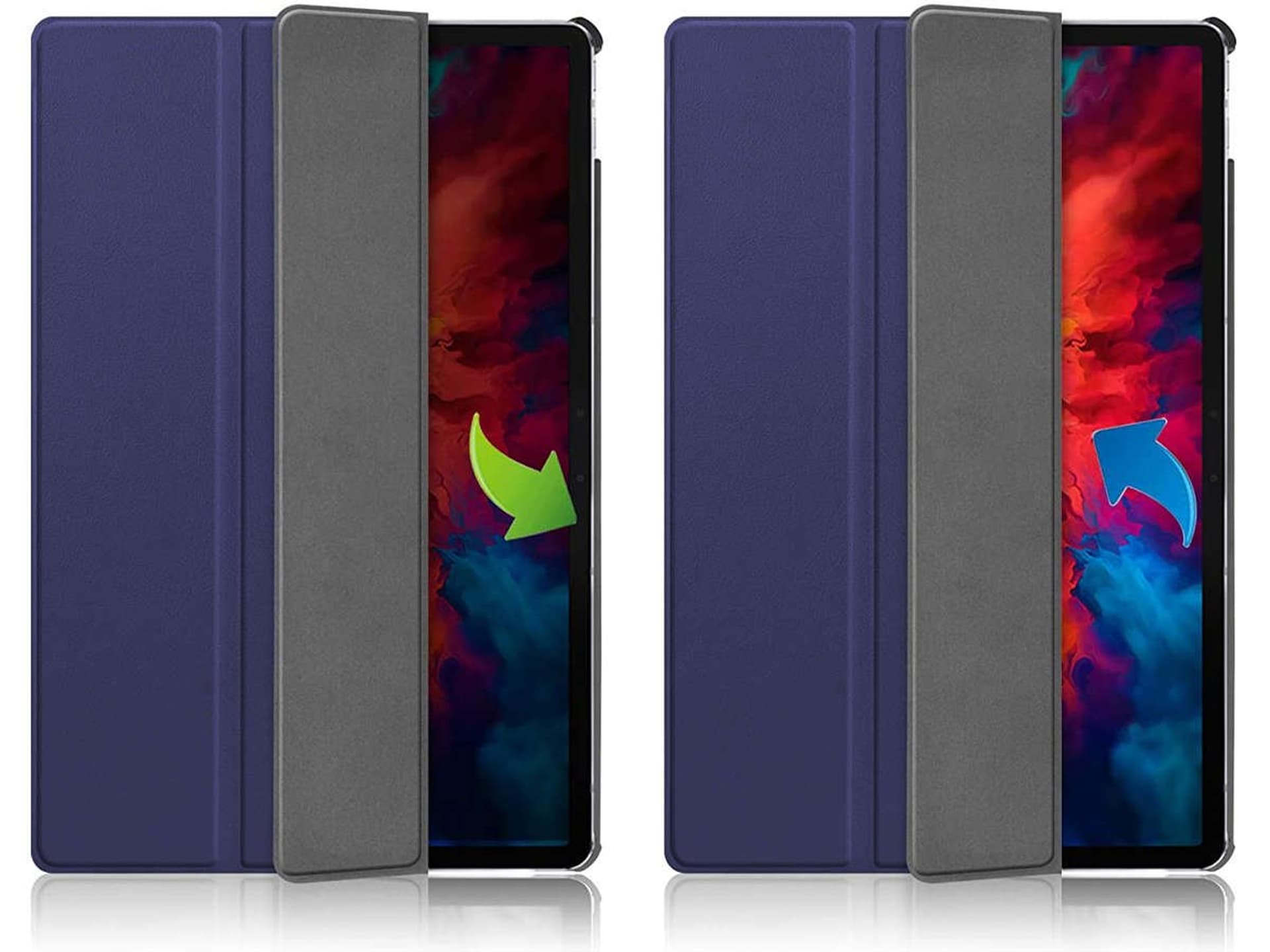 

Etui Alogy Book Cover do Lenovo Tab P11 TB-J606F Granatowe