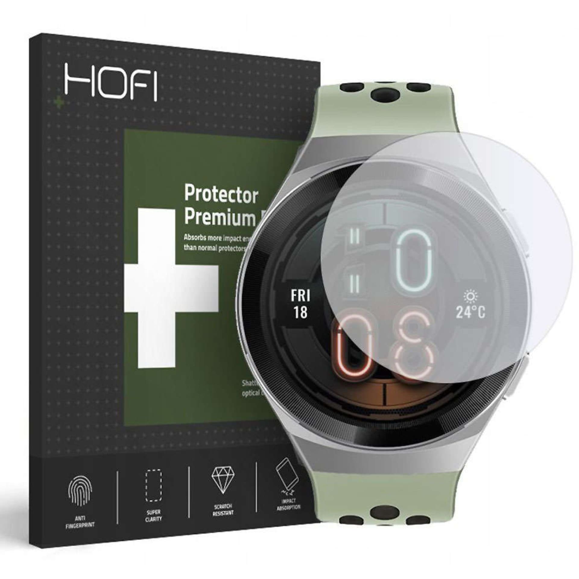 

Szkło Hartowane 2.5D HUAWEI WATCH GT 2E 46MM HOFI Glass Pro+