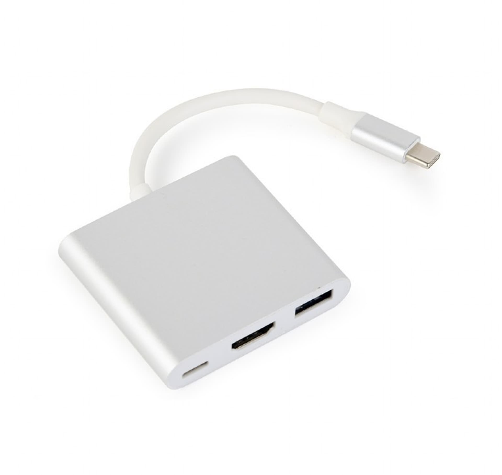 

Adapter USB typ C srebrny