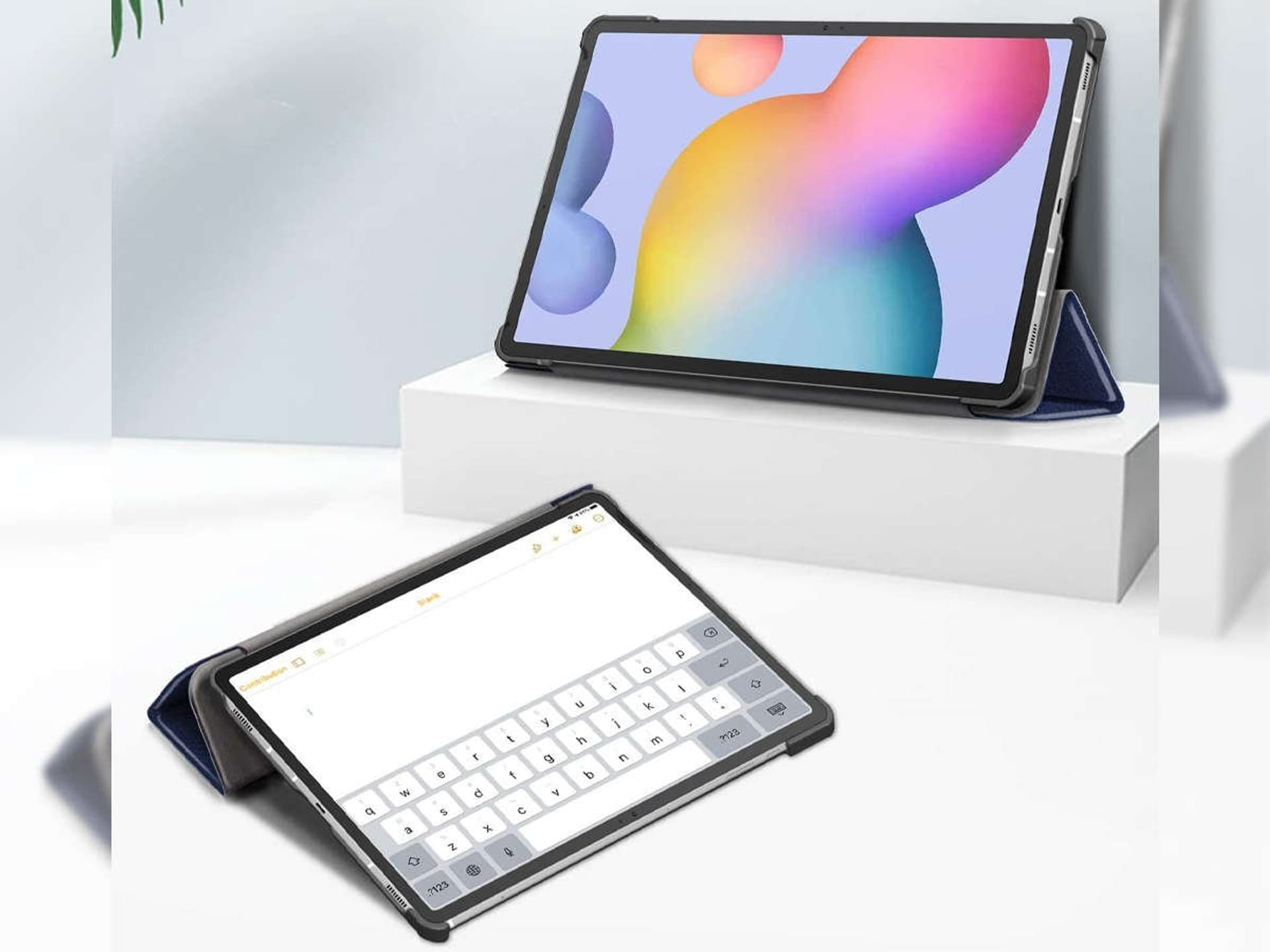 

Etui z klapką Alogy Book Cover do Galaxy Tab S7 FE 5G 12.4 T730/T736B Granatowy