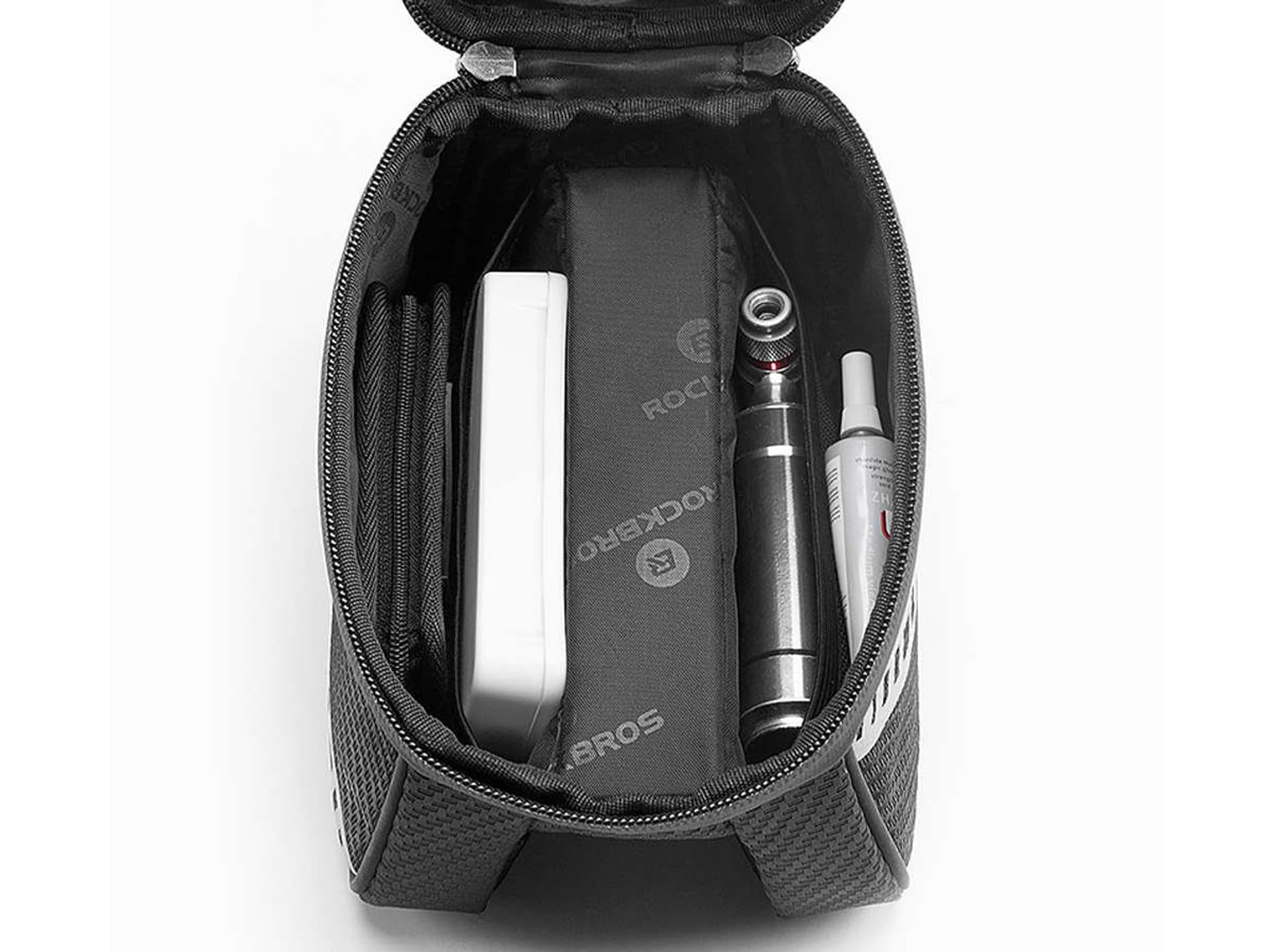 

Etui torba uchwyt rowerowy RockBros 033BK sakwa na rower na ramę Czarne
