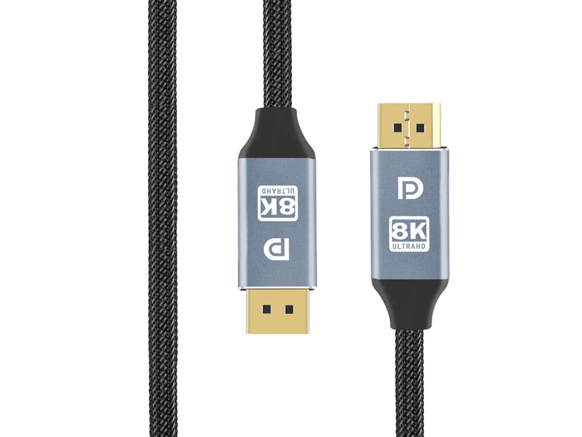 

Kabel ze złączem Alogy 2x Display Port DP 1.4 8K 30AWG do TV PC 1m