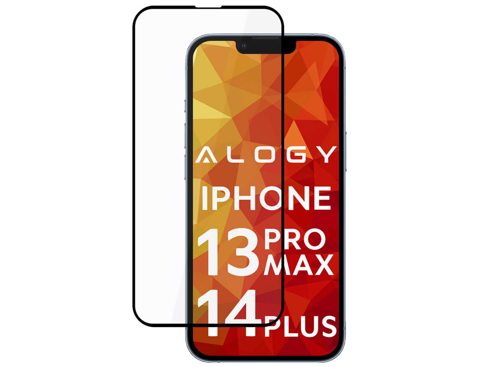 

Szkło Alogy Full Glue case friendly do Apple iPhone 13 Pro Max/ 14 Plus Black