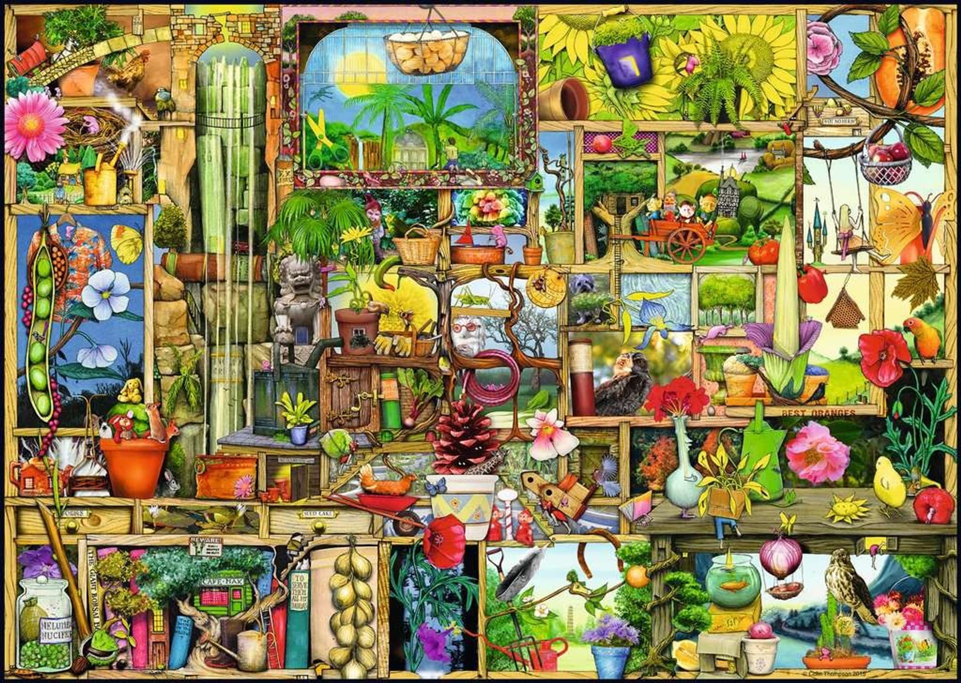 

Puzzle 1000 elementów Półka ogrodowa