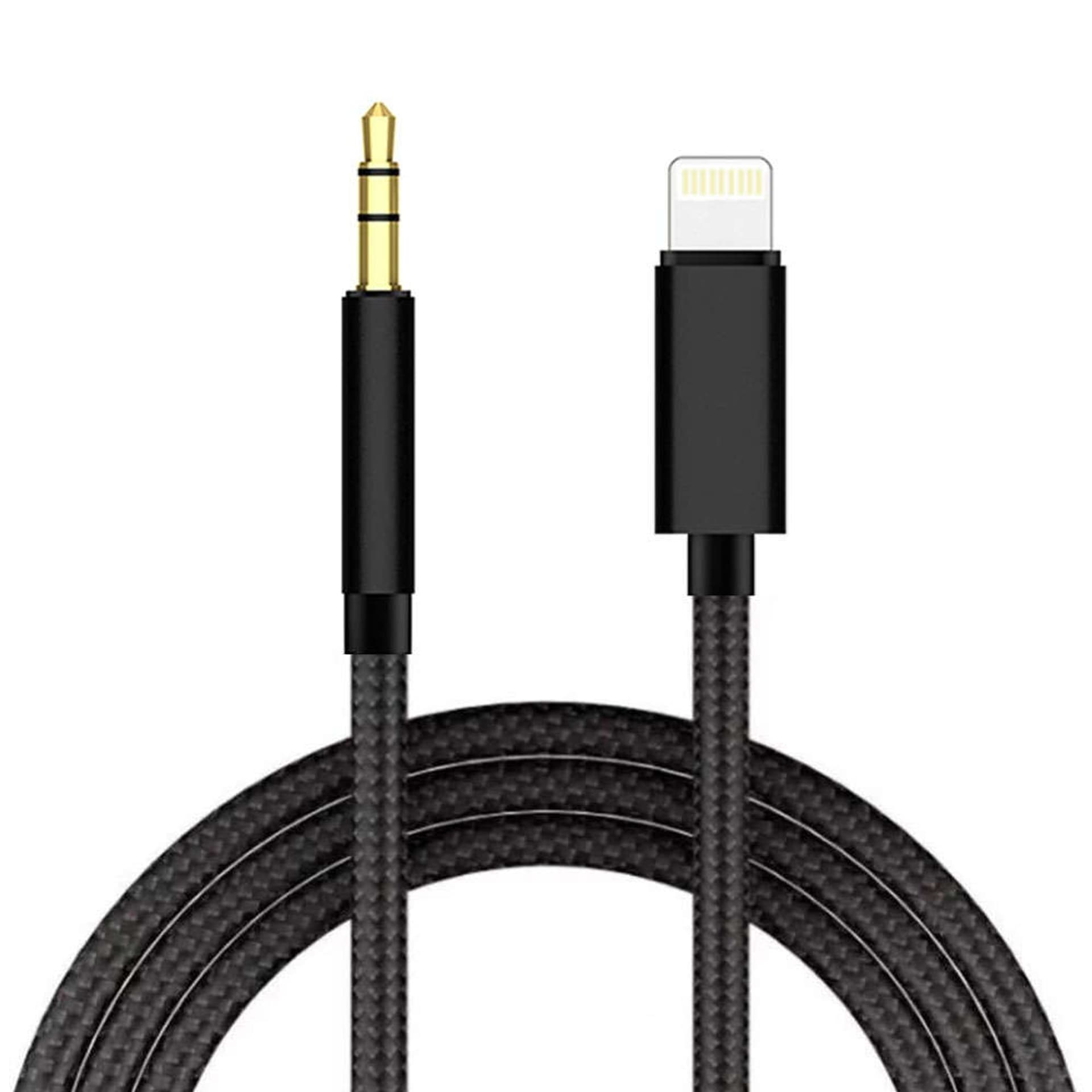 

Kabel 100cm Alogy Lightning do AUX mini jack 3.5mm Czarny