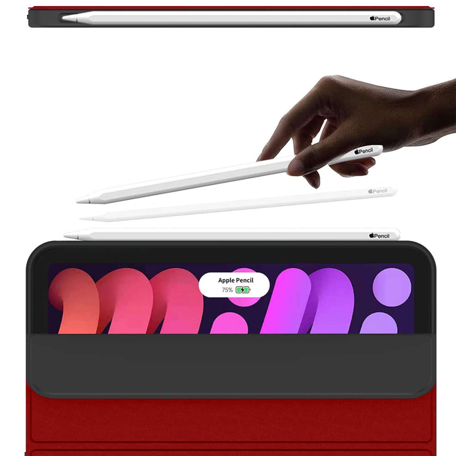 

Etui Alogy Smart Pencil Case do Apple iPad Mini 6 2021 Czerwone