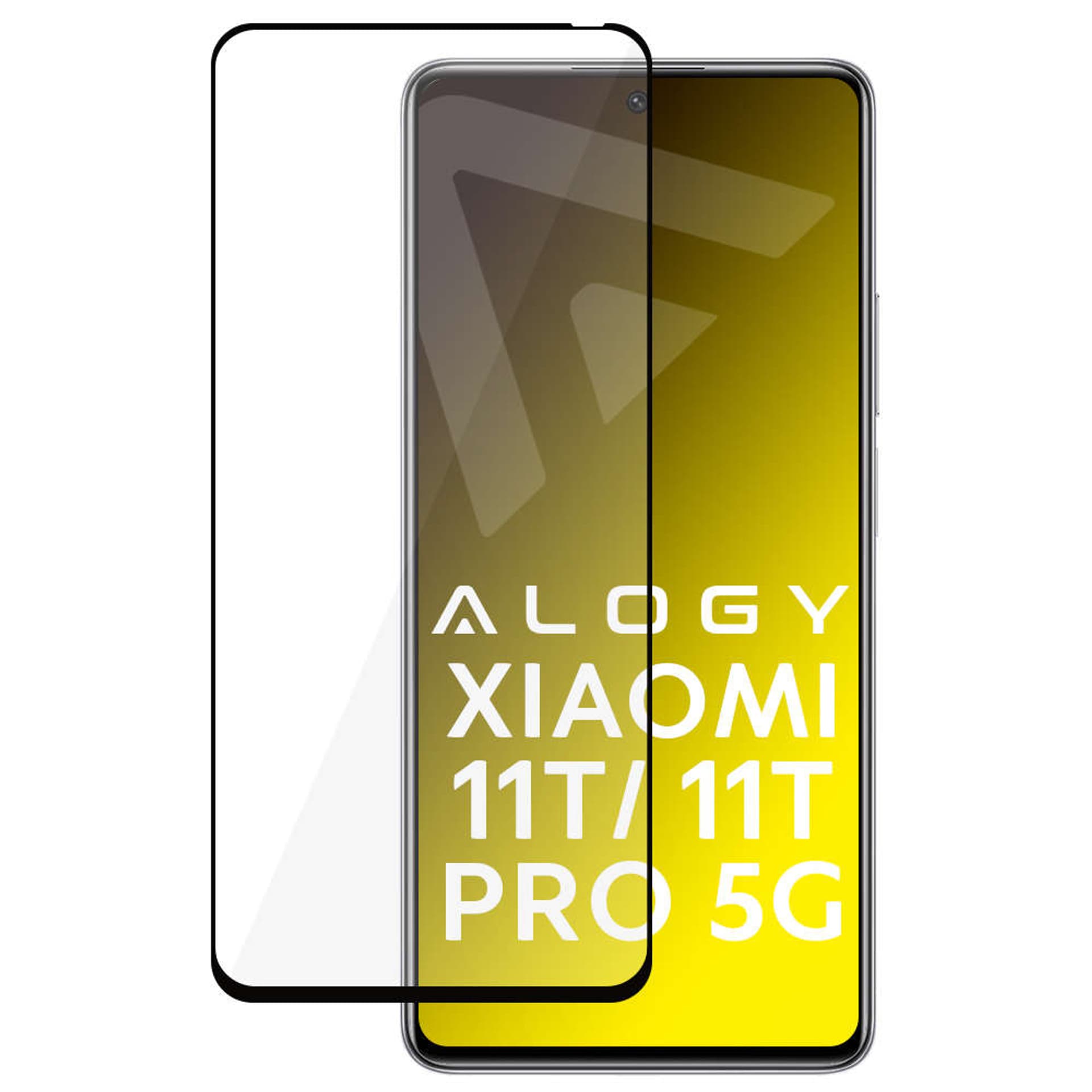 

Szkło Alogy Full Glue case friendly do Xiaomi 11T 5G / 11T Pro 5G Czarne