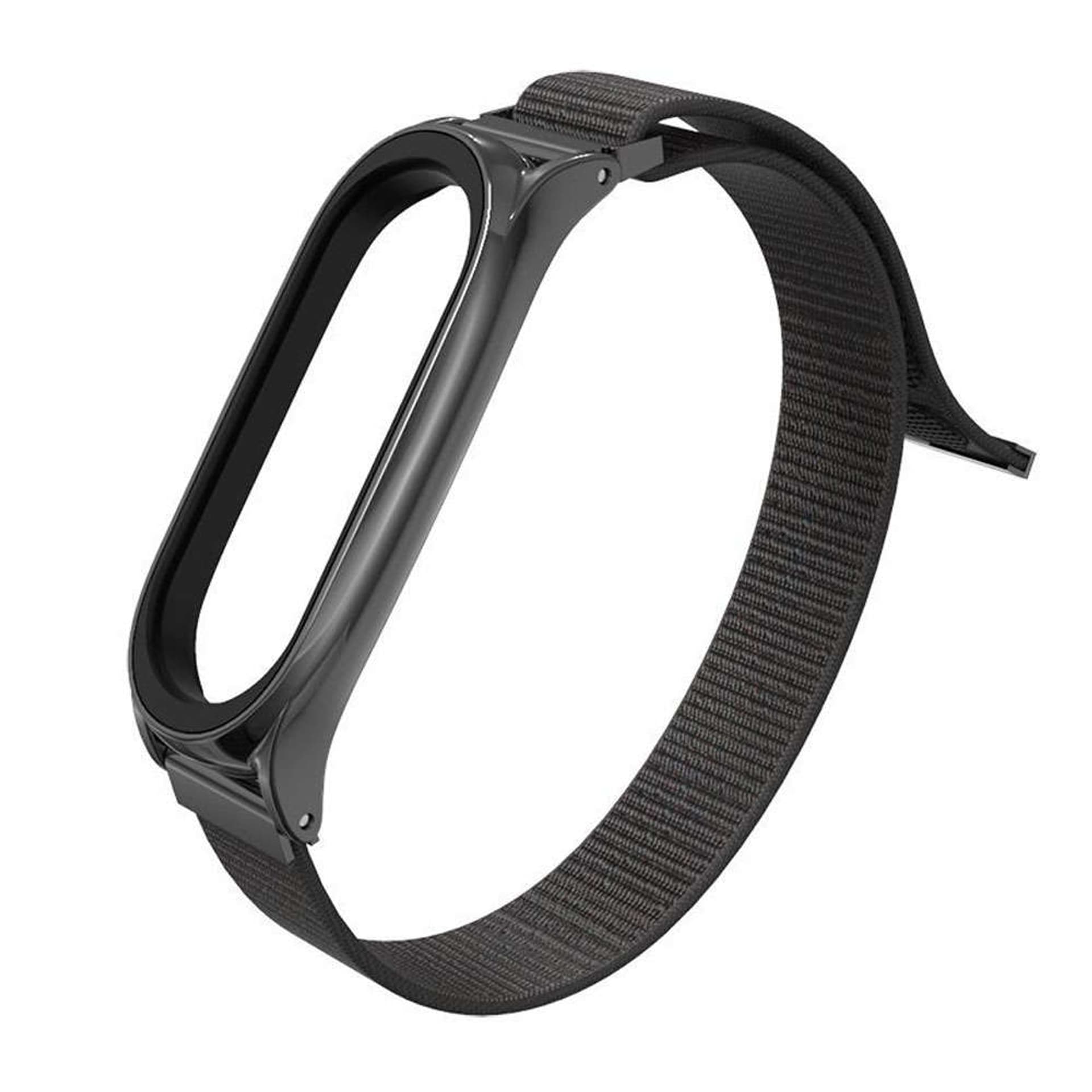 

Pasek Nylon do Xiaomi Mi Smart Band 5/6/6 NFC Black