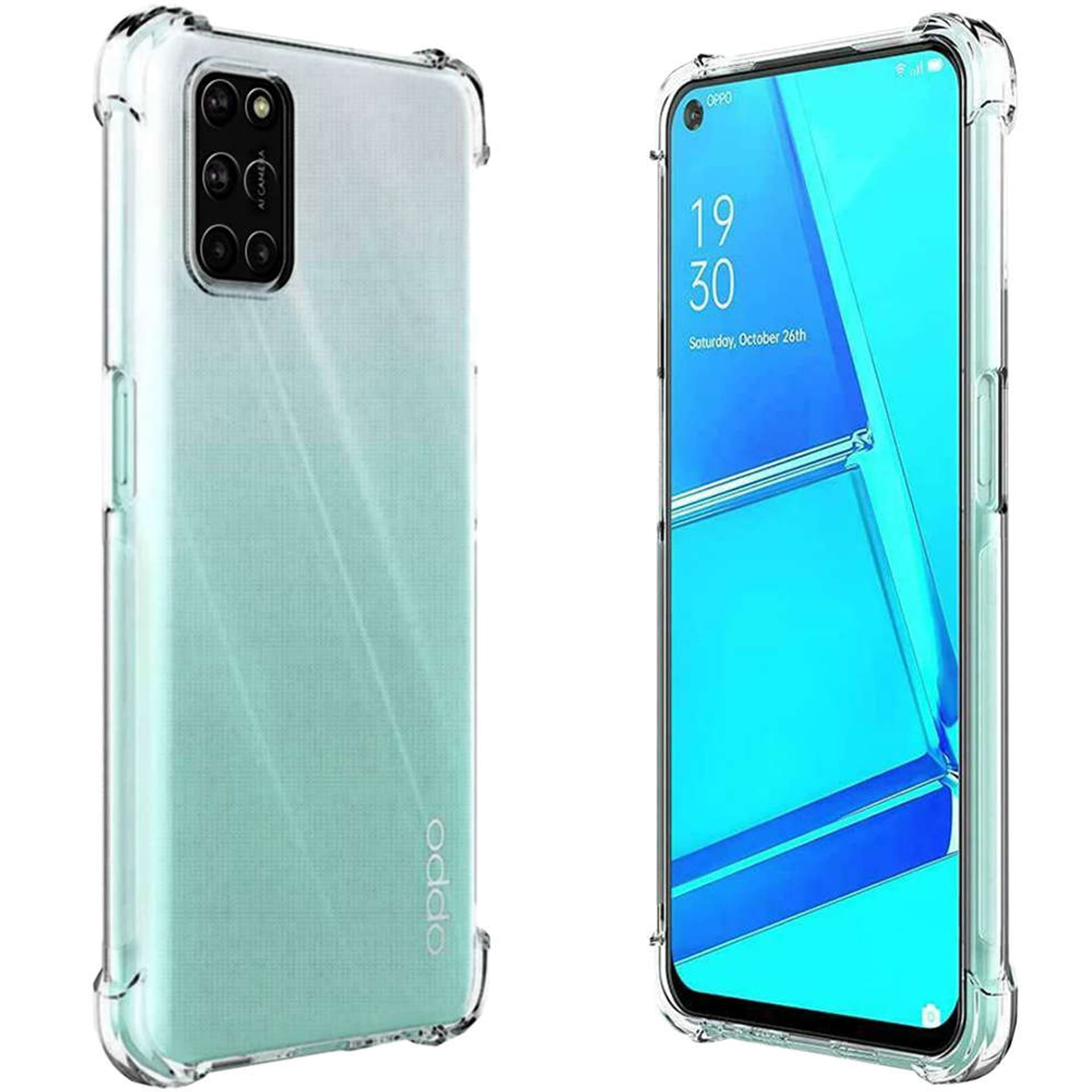 

Etui pancerne ShockProof Alogy do Oppo A54/ A74/ A93 5G Przezroczyste