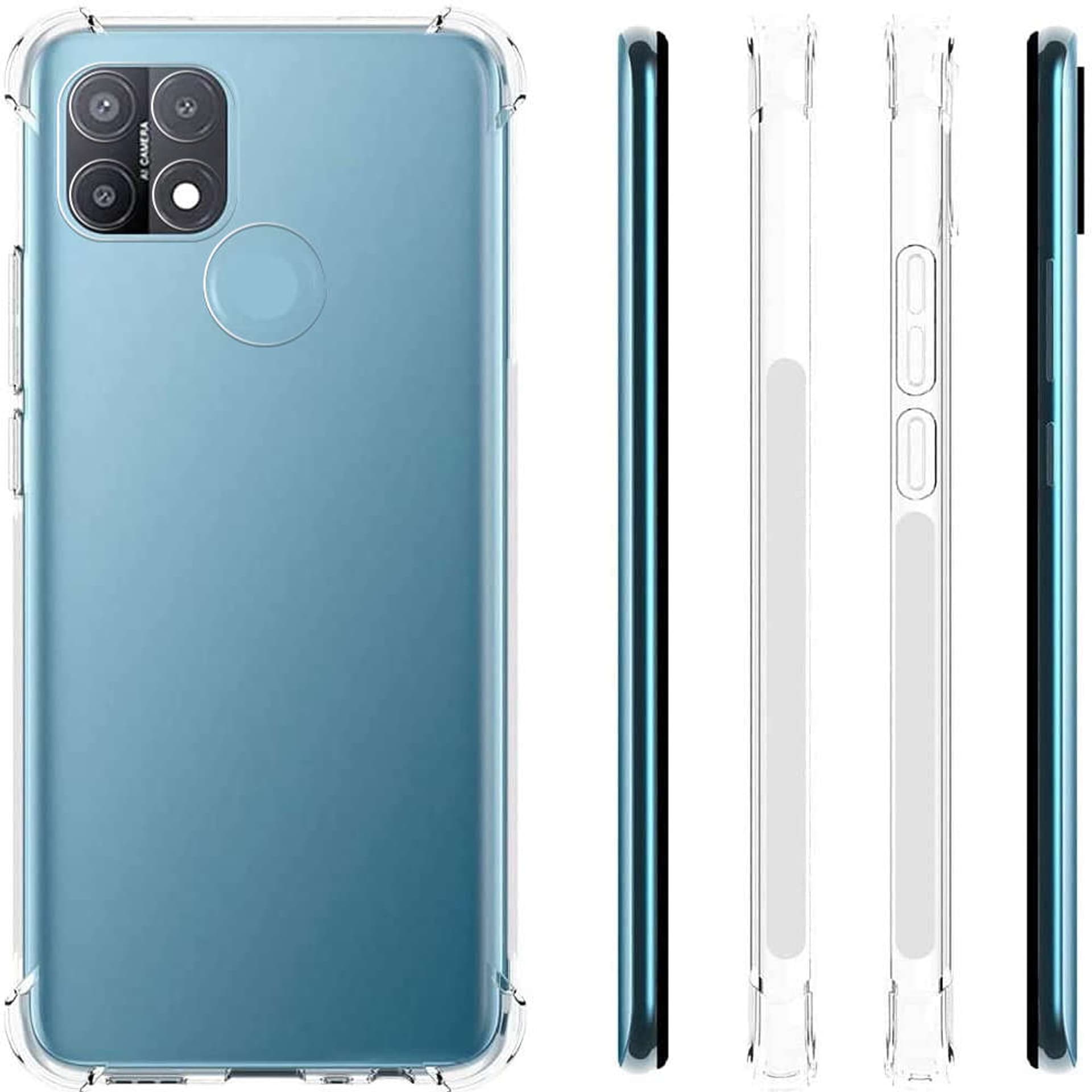 

Etui ochronne pancerne ShockProof Alogy do Oppo A15 / A15s Przezroczyste