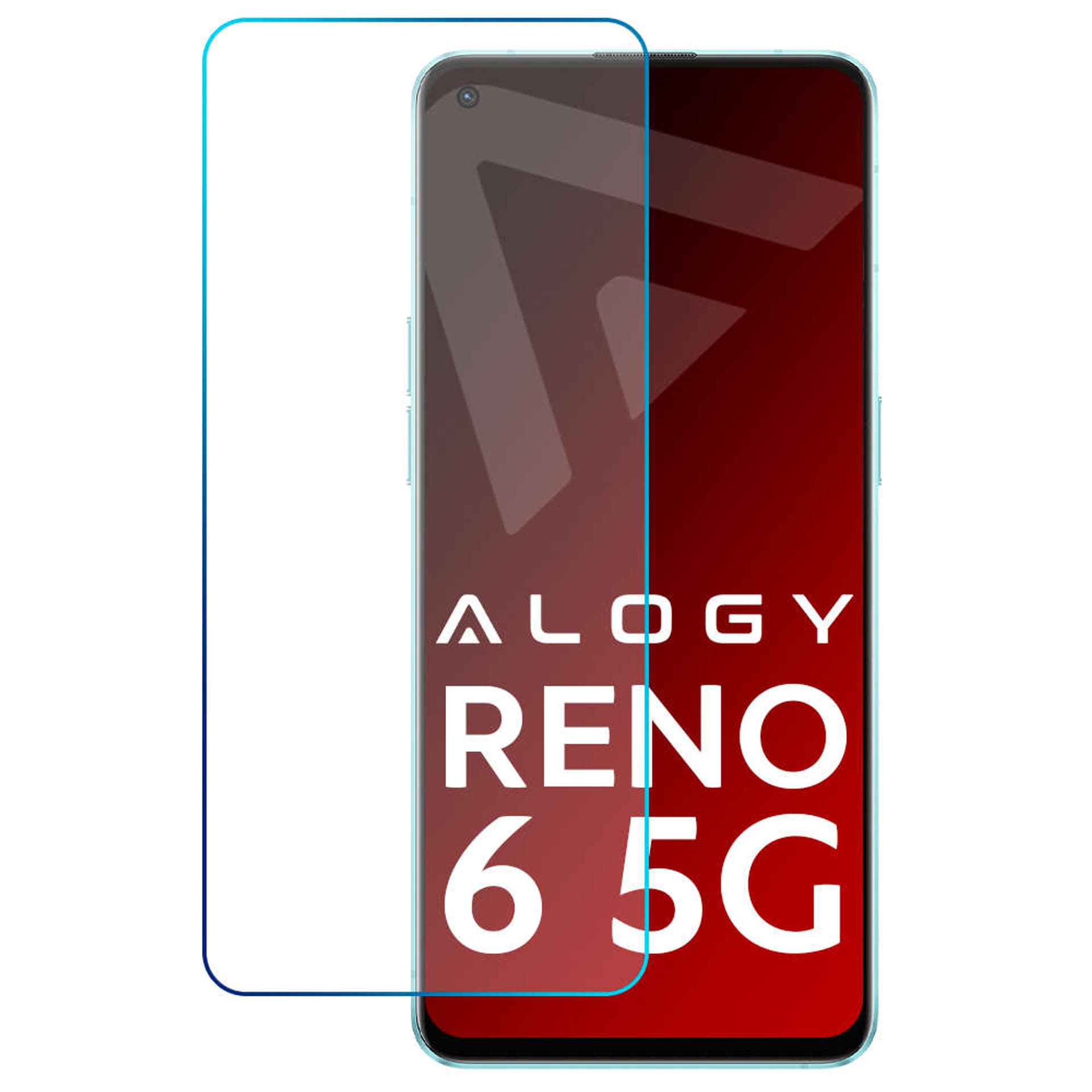 

Szkło hartowane 9H Alogy ochrona na ekran do Oppo Reno 6 5G