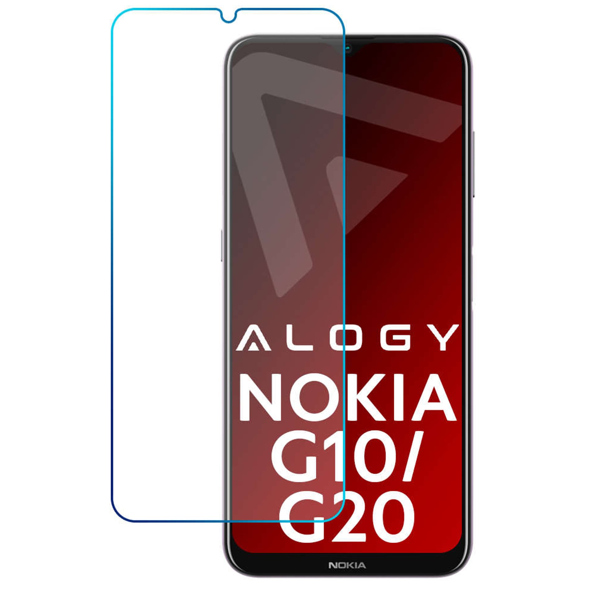 

Szkło hartowane 9H Alogy ochrona ekranu do Nokia G10 / G20