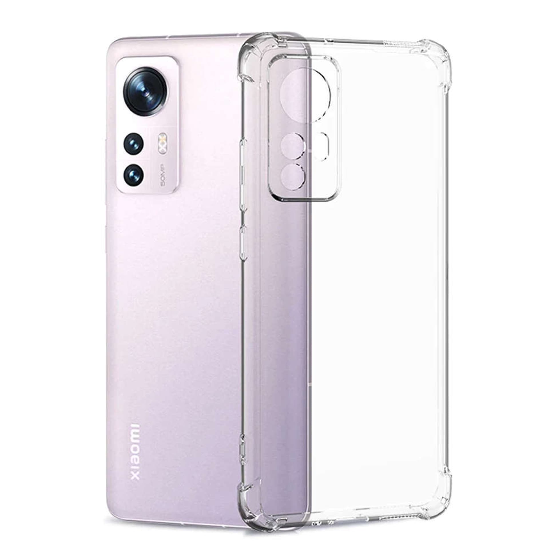 

Silikonowe etui pancerne ShockProof Alogy do Xiaomi 12 5G Przezroczyste