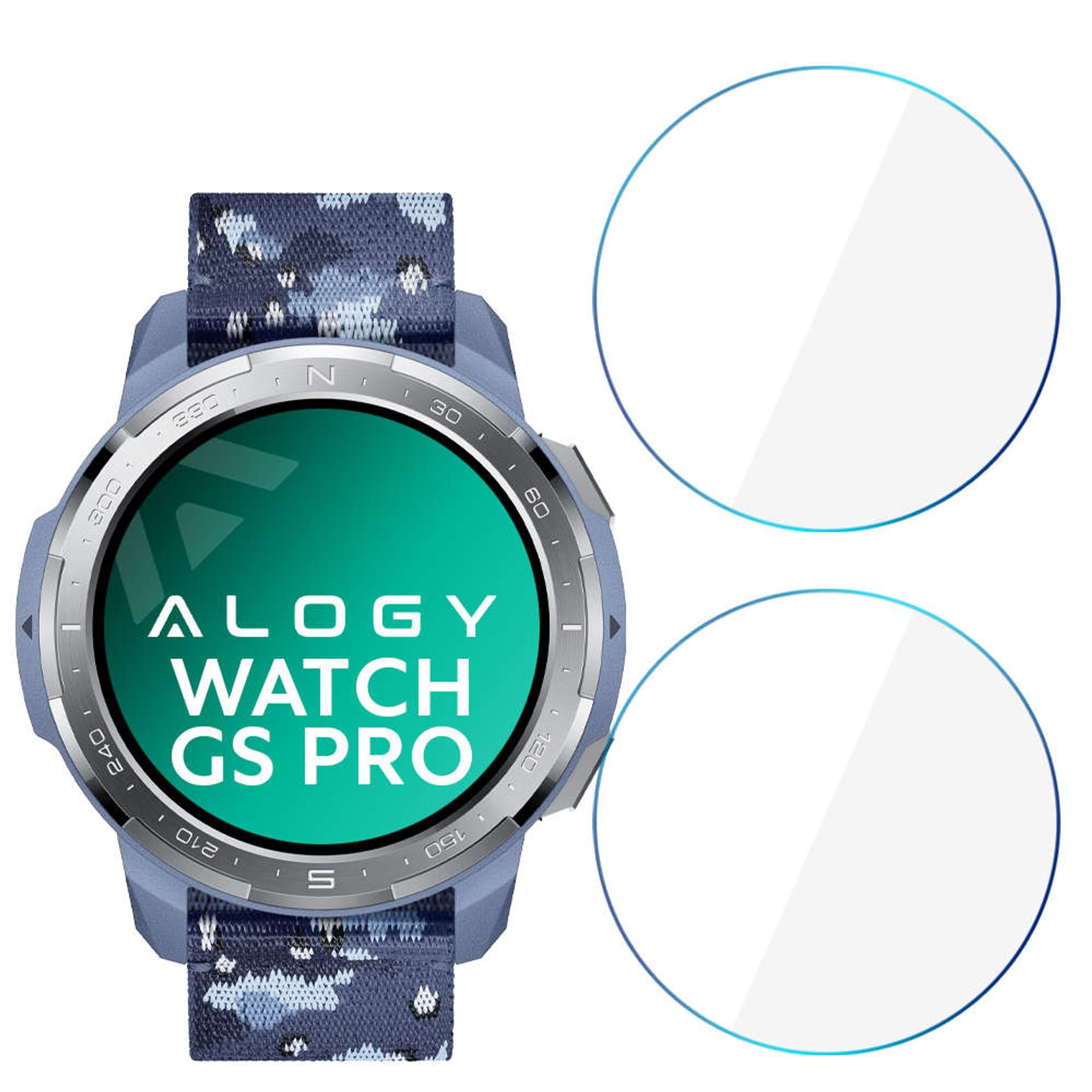 

2x Szkło hartowane Alogy na ekran 9H do Huawei / Honor Watch GS Pro
