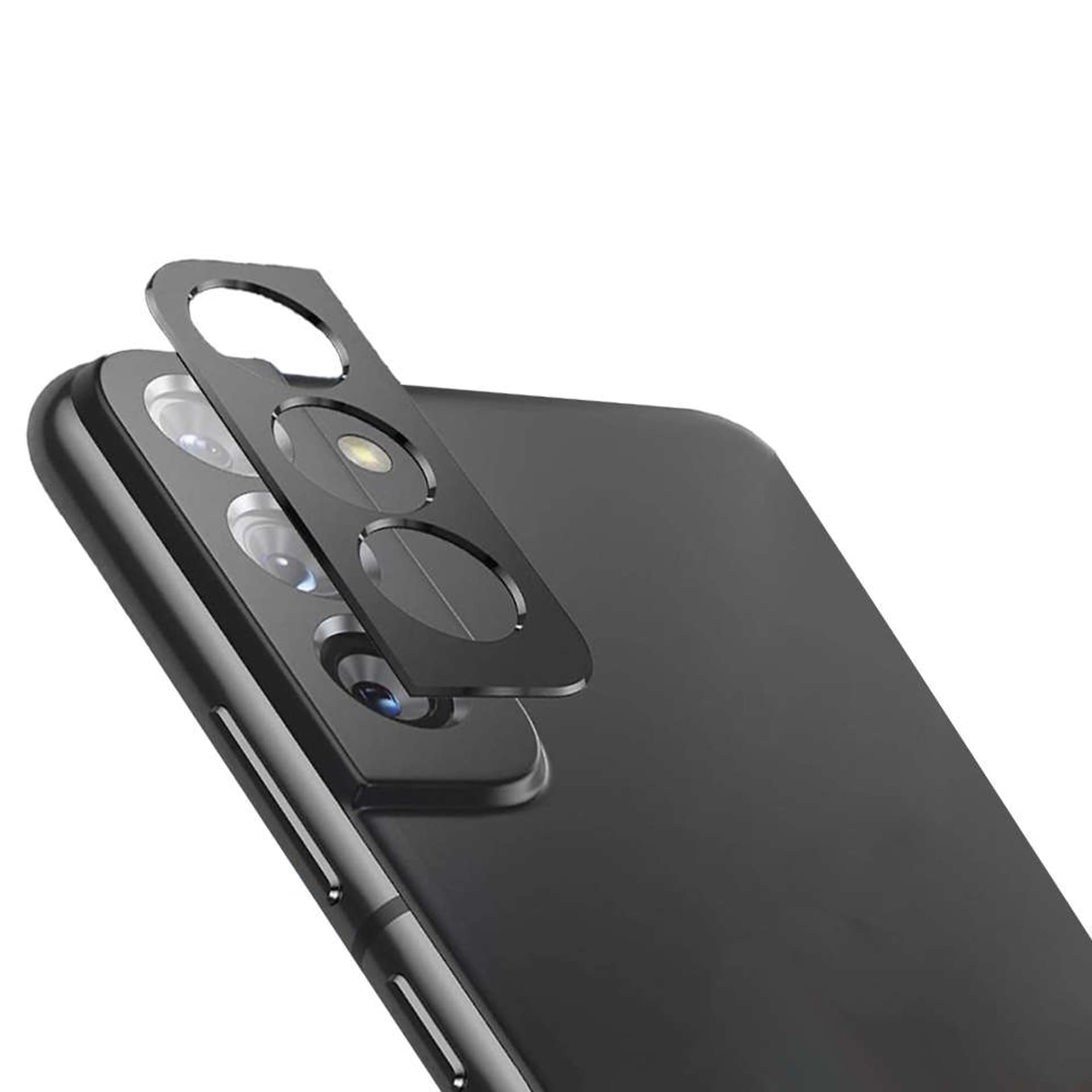 

Metalowa osłonka ochronna na aparat obiektyw Alogy Metal Lens Cover do Galaxy S22 Plus Czarna