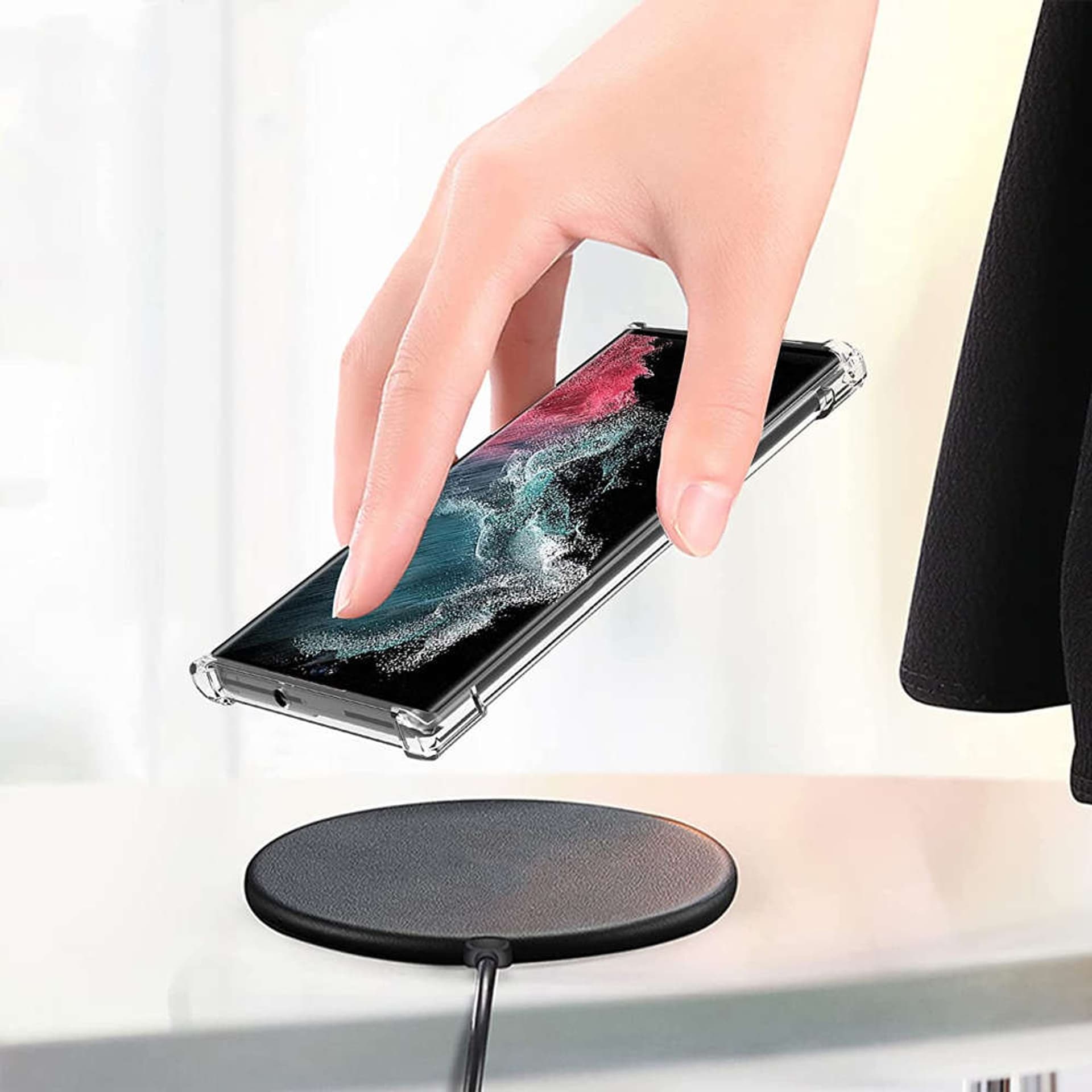 

Etui pancerne ShockProof Alogy Case do Samsung Galaxy S22 Ultra Clear