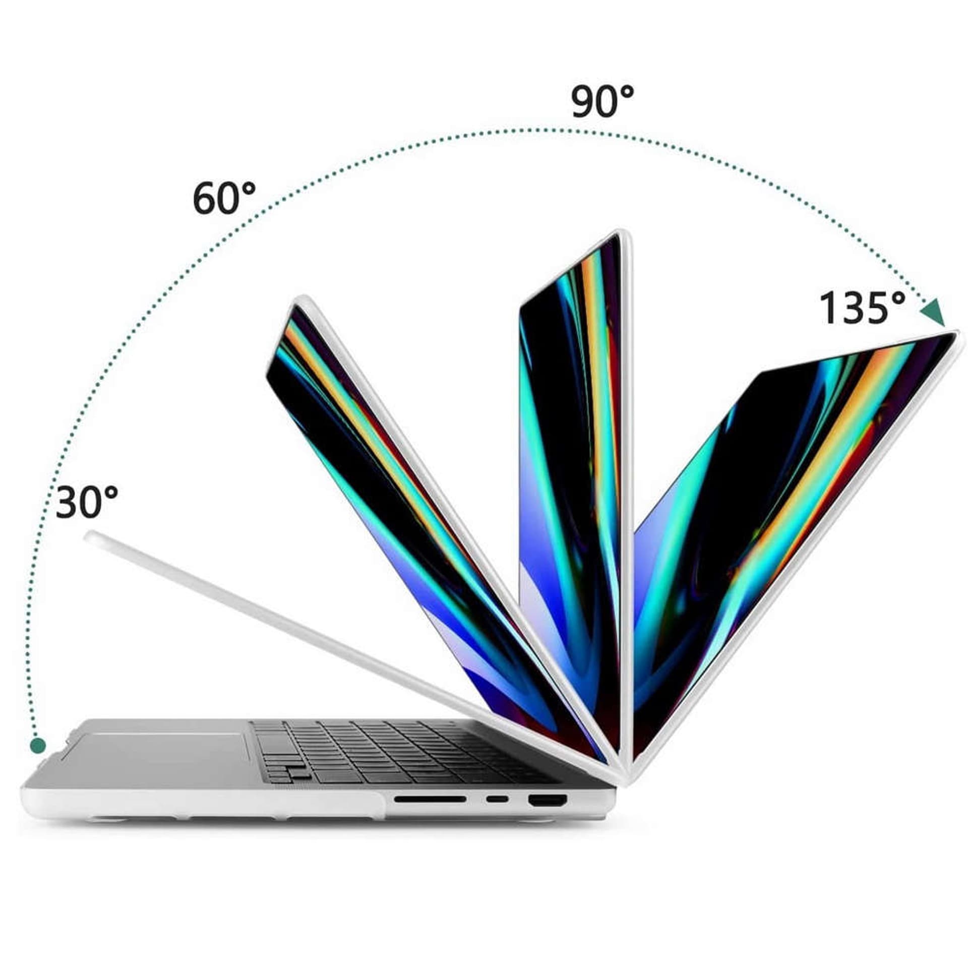 

Etui Alogy Hard Case do Apple Macbook Pro 16 2021 A2485 Matowy Biały