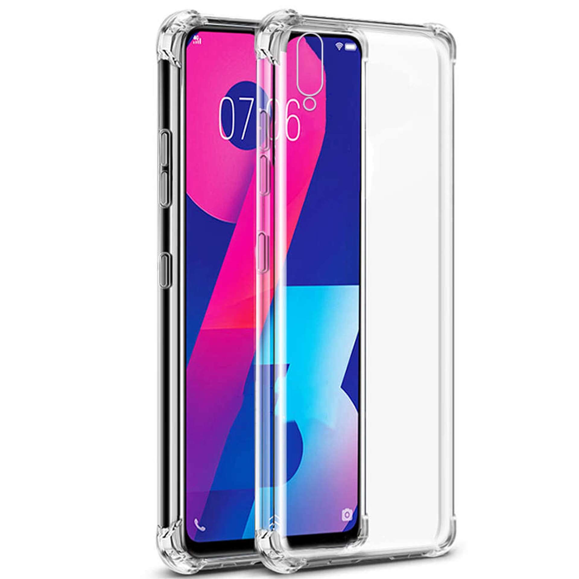 

Silikonowe etui pancerne ShockProof Alogy do Vivo Y93 Przezroczyste