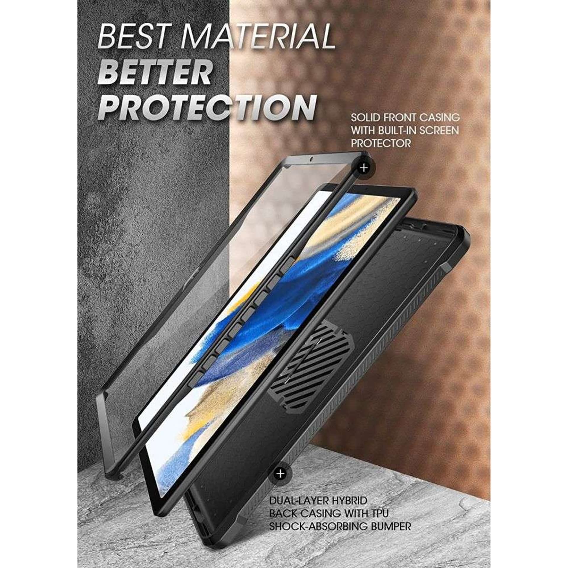 

Etui Supcase Unicorn Beetle Pro do Samsung Galaxy Tab A8 10.5 X200 / X205 Black